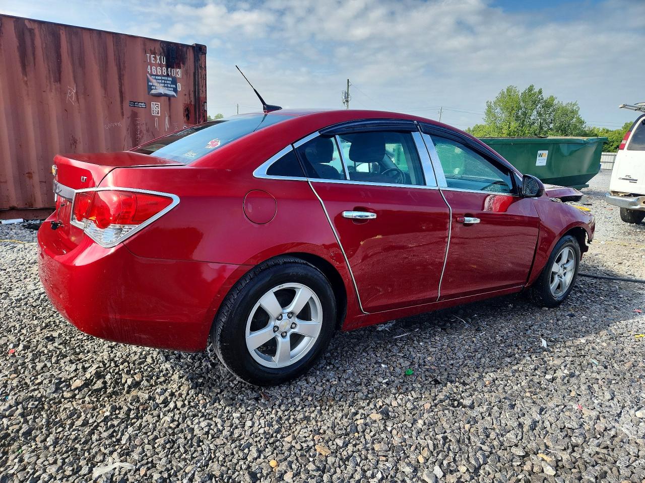 2014 Chevrolet Cruze Lt Red vin: 1G1PC5SB4E7386558