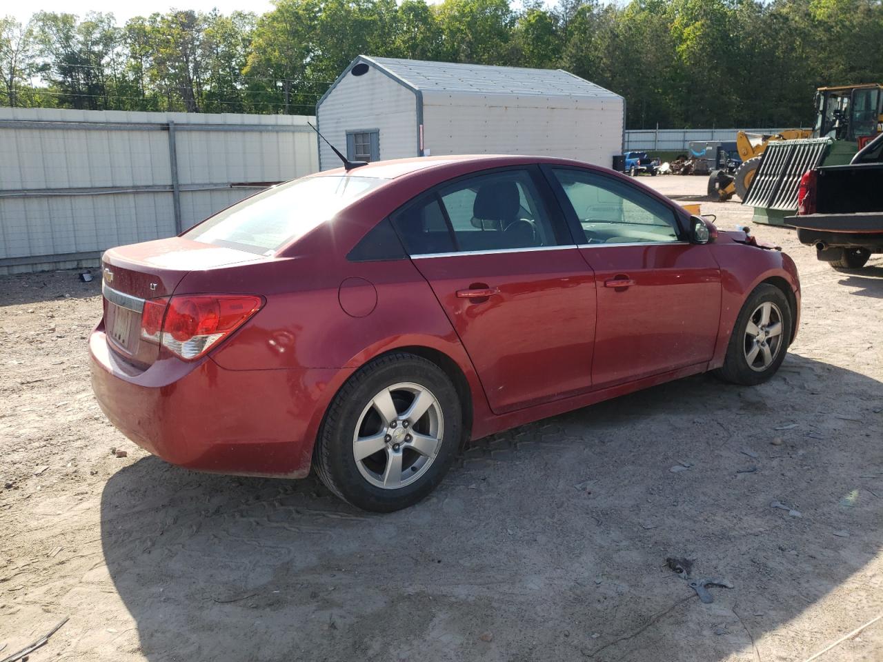 2014 Chevrolet Cruze Lt Red vin: 1G1PC5SB4E7418831