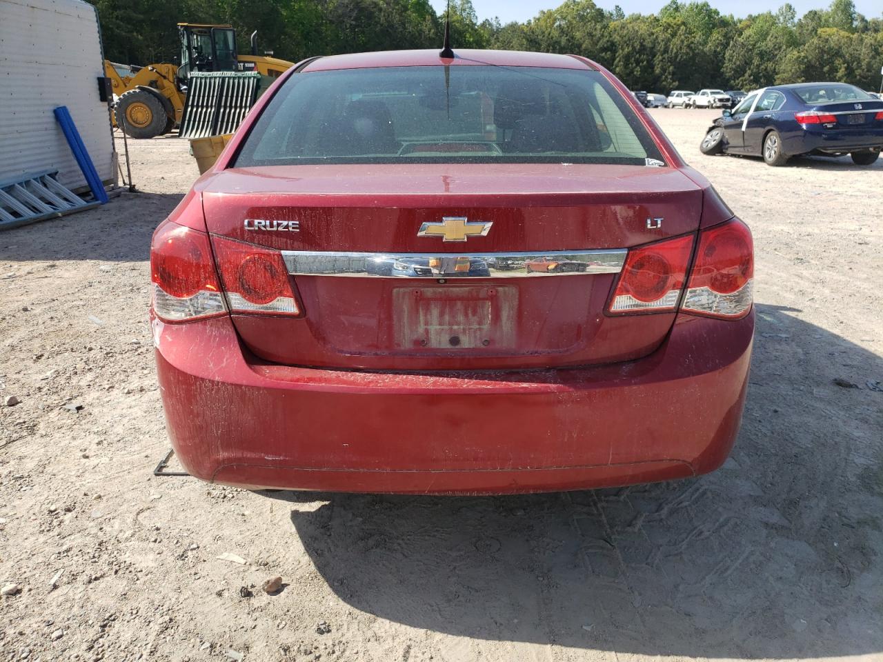 2014 Chevrolet Cruze Lt Red vin: 1G1PC5SB4E7418831