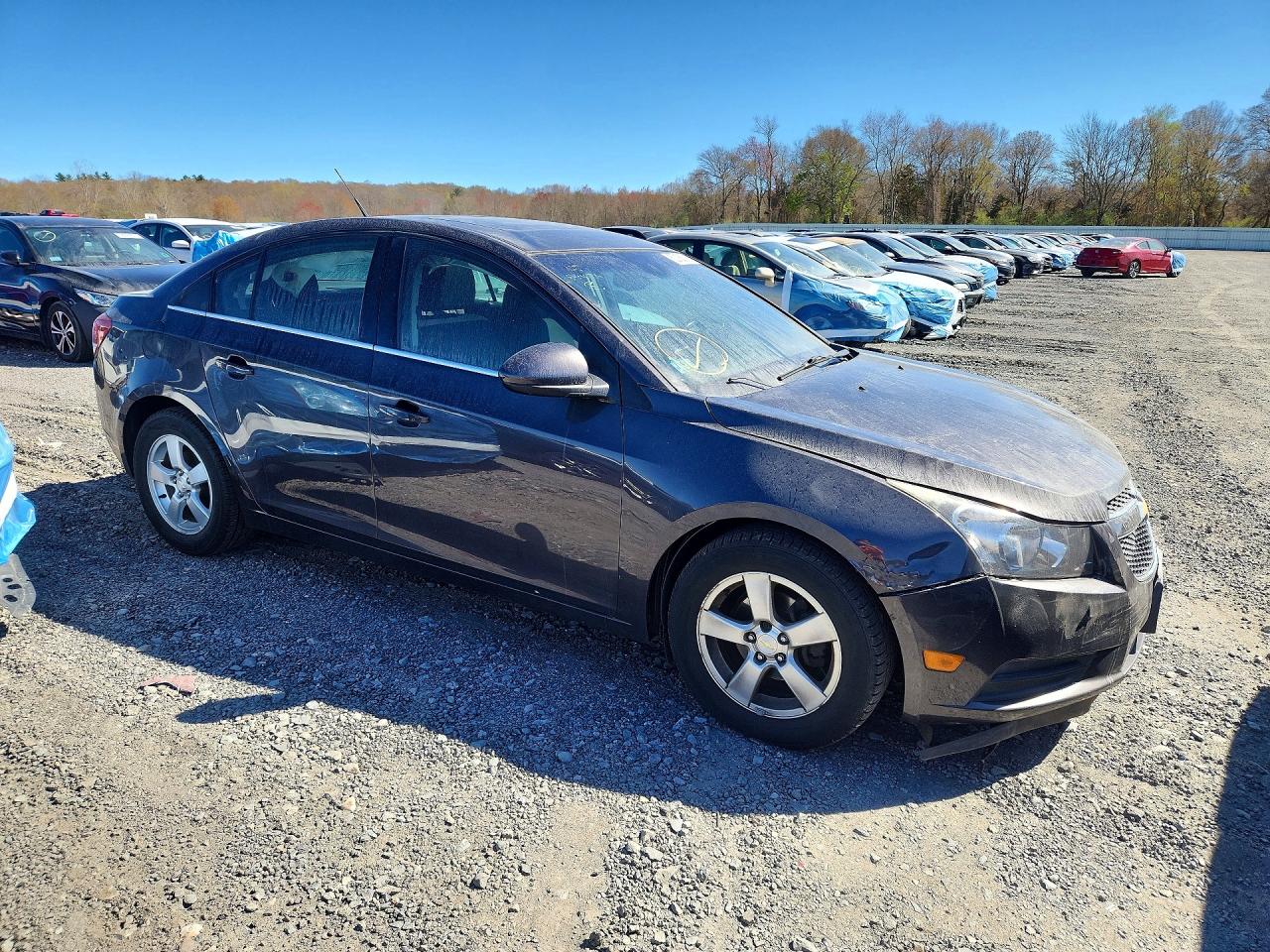 2014 Chevrolet Cruze Lt Gray vin: 1G1PC5SB4E7446385