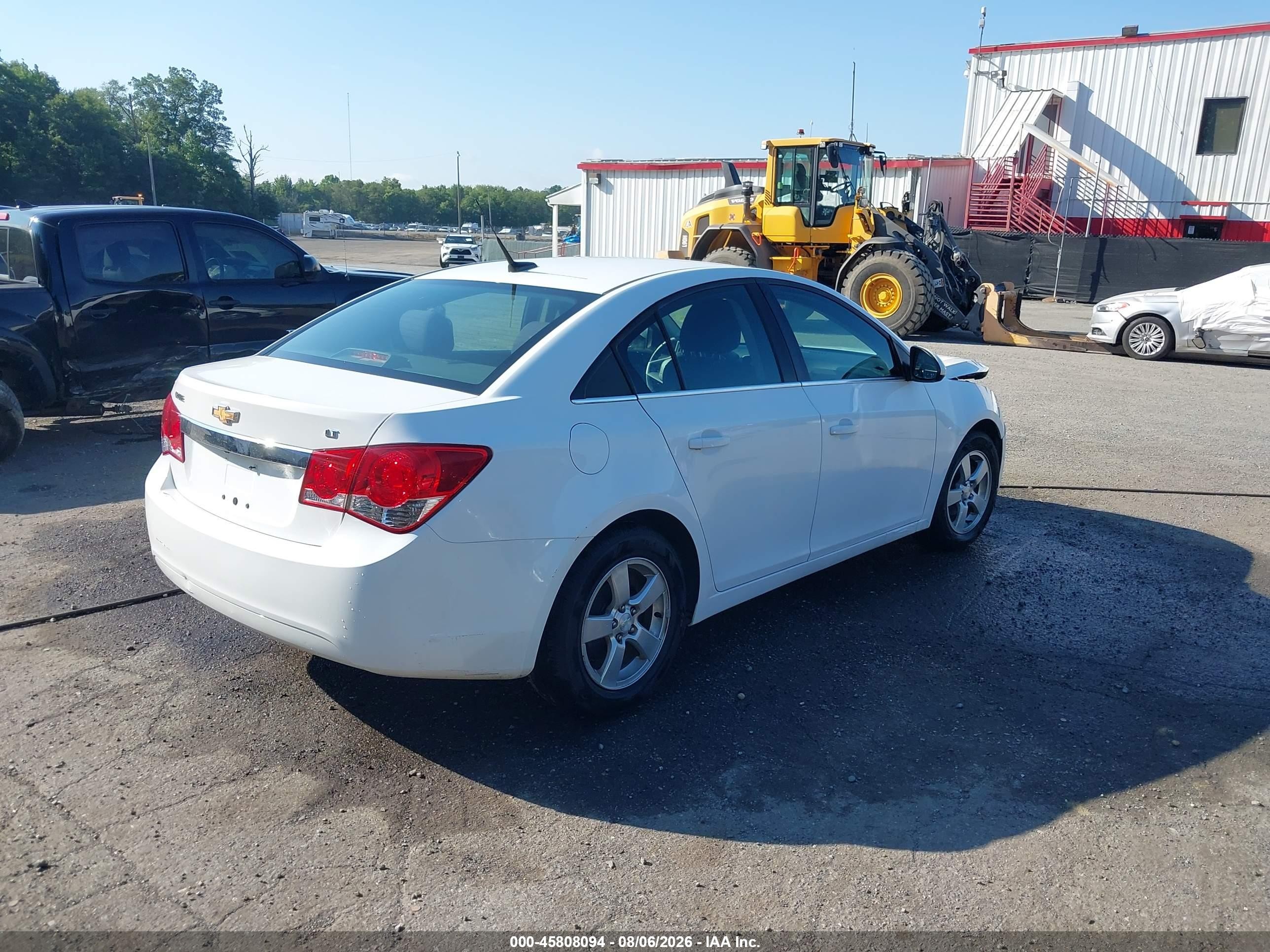2014 Chevrolet Cruze 1lt Auto White vin: 1G1PC5SB4E7450789