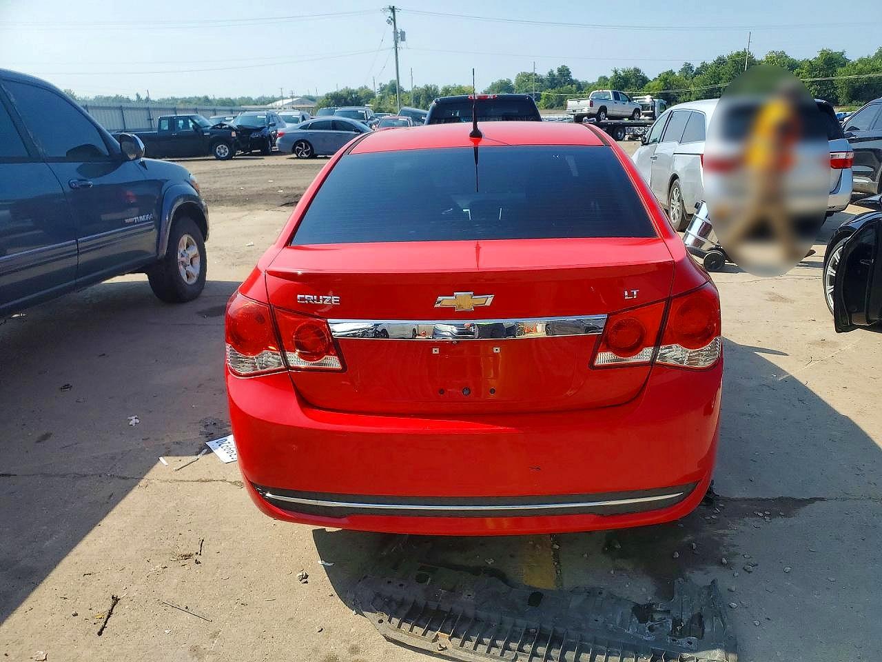 2014 Chevrolet Cruze Lt Red vin: 1G1PC5SB4E7482450