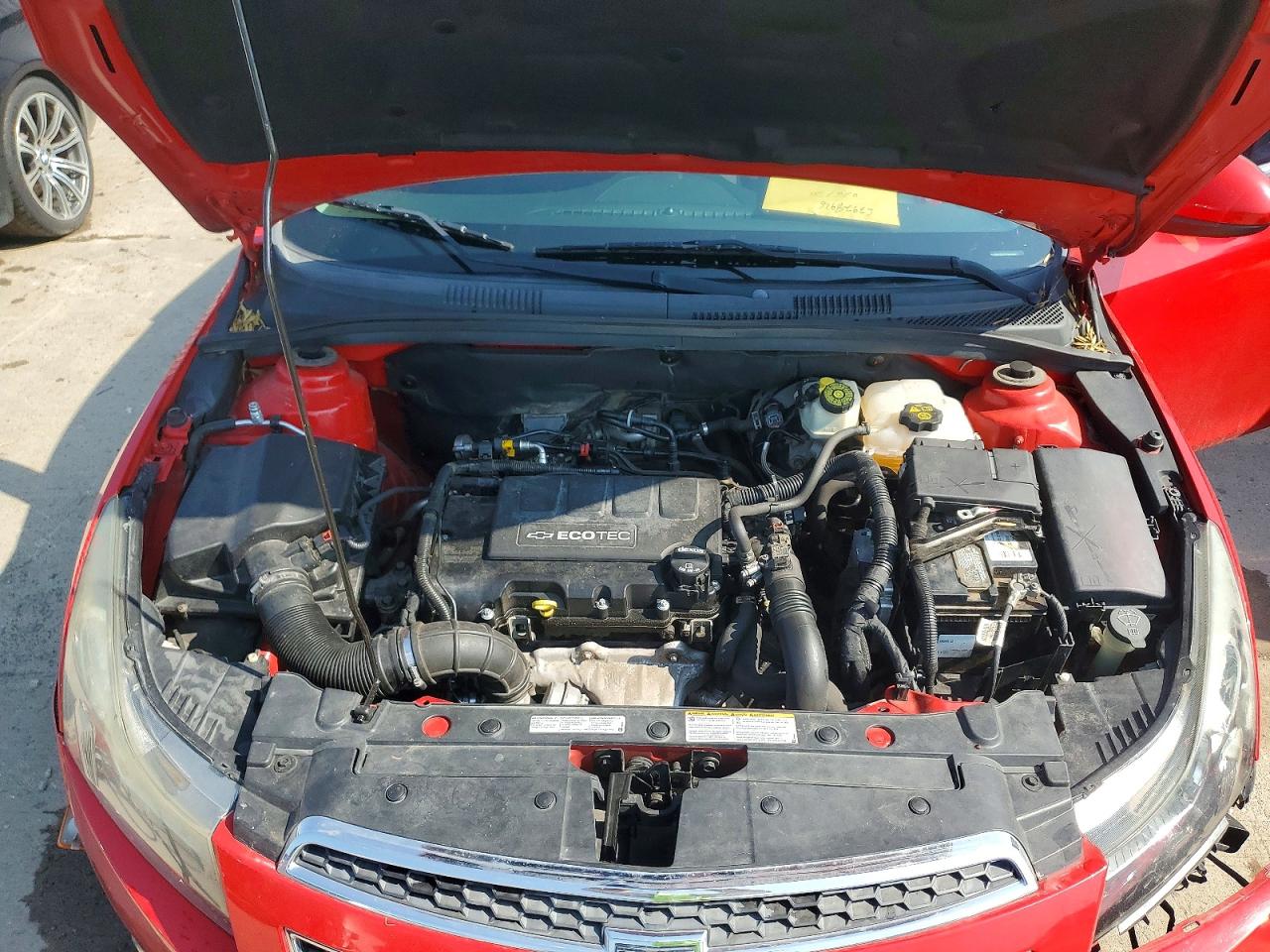 2014 Chevrolet Cruze Lt Red vin: 1G1PC5SB4E7482450