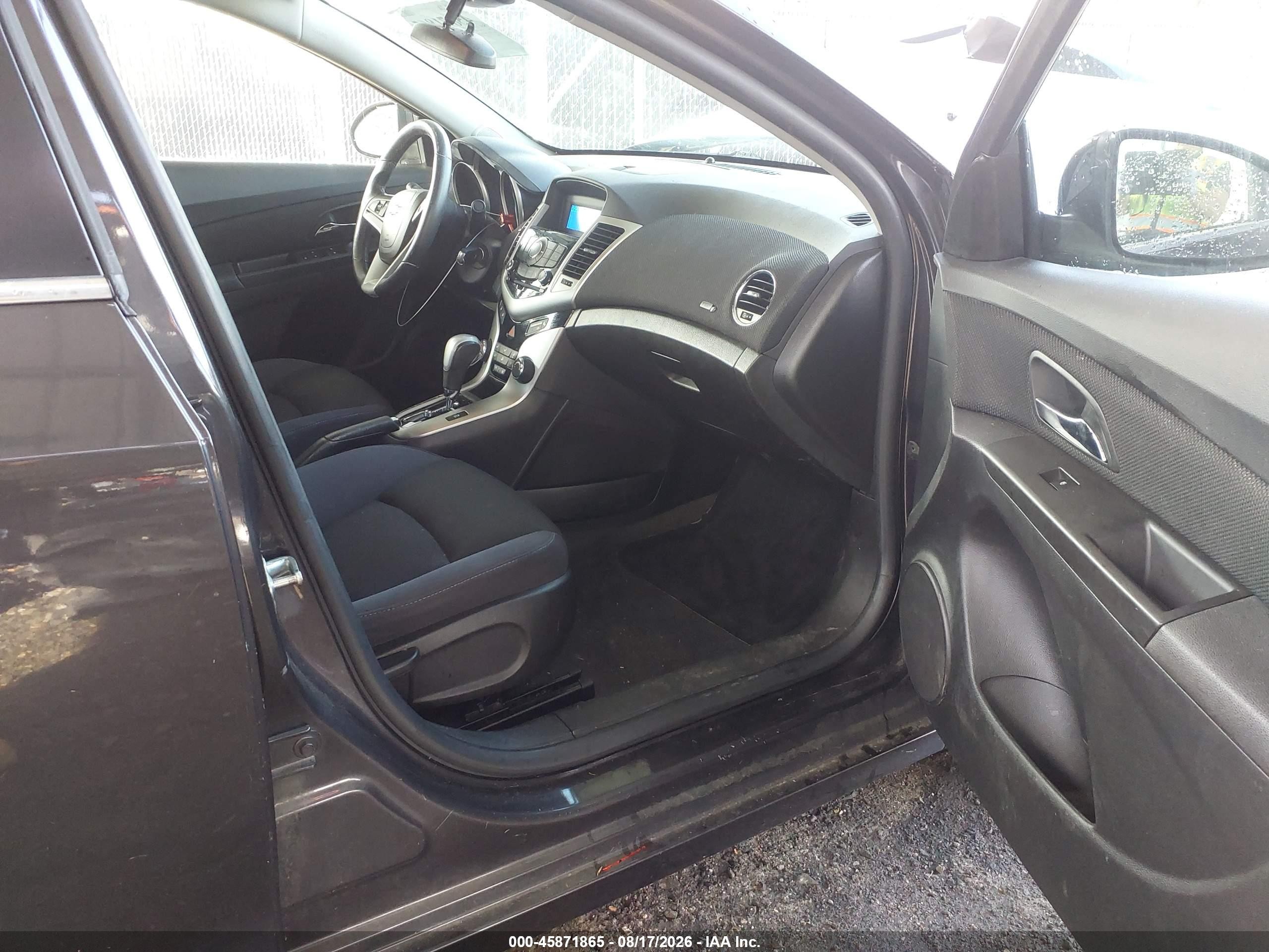 2014 Chevrolet Cruze 1lt Auto Gray vin: 1G1PC5SB4E7483386