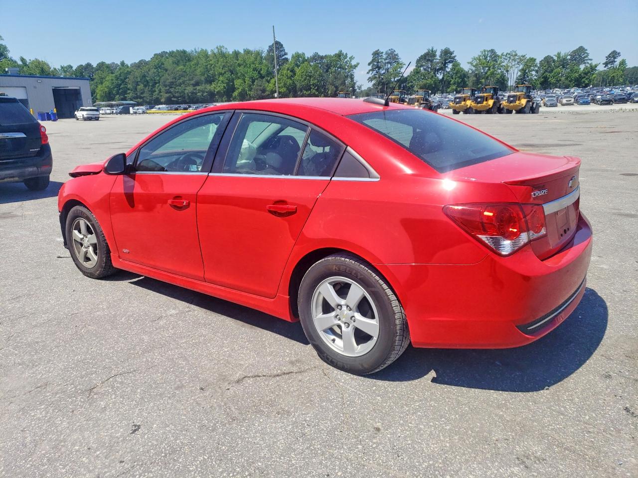 2015 Chevrolet Cruze Lt Red vin: 1G1PC5SB4F7110818