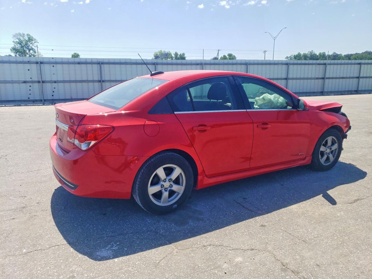 2015 Chevrolet Cruze Lt Red vin: 1G1PC5SB4F7110818