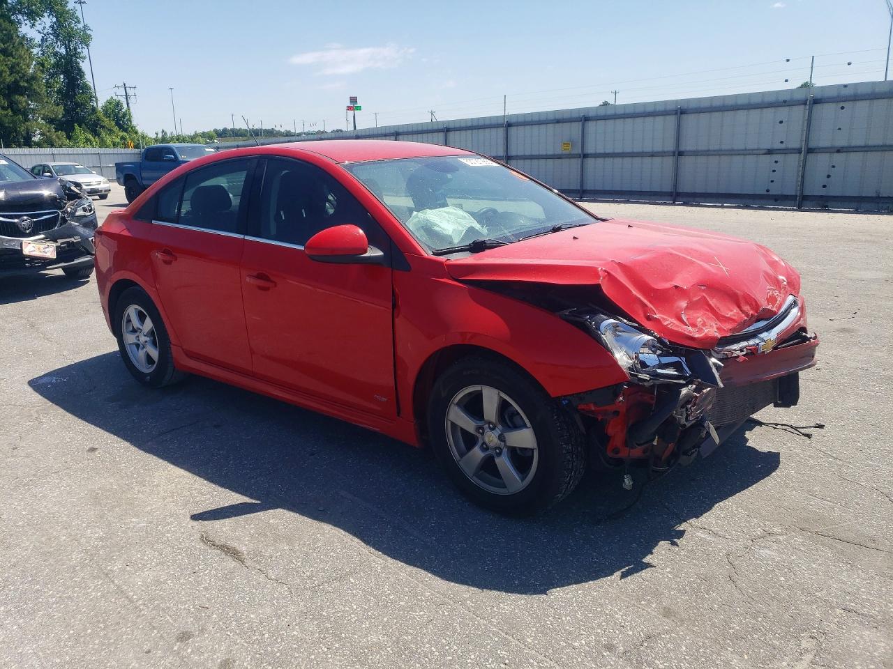 2015 Chevrolet Cruze Lt Red vin: 1G1PC5SB4F7110818