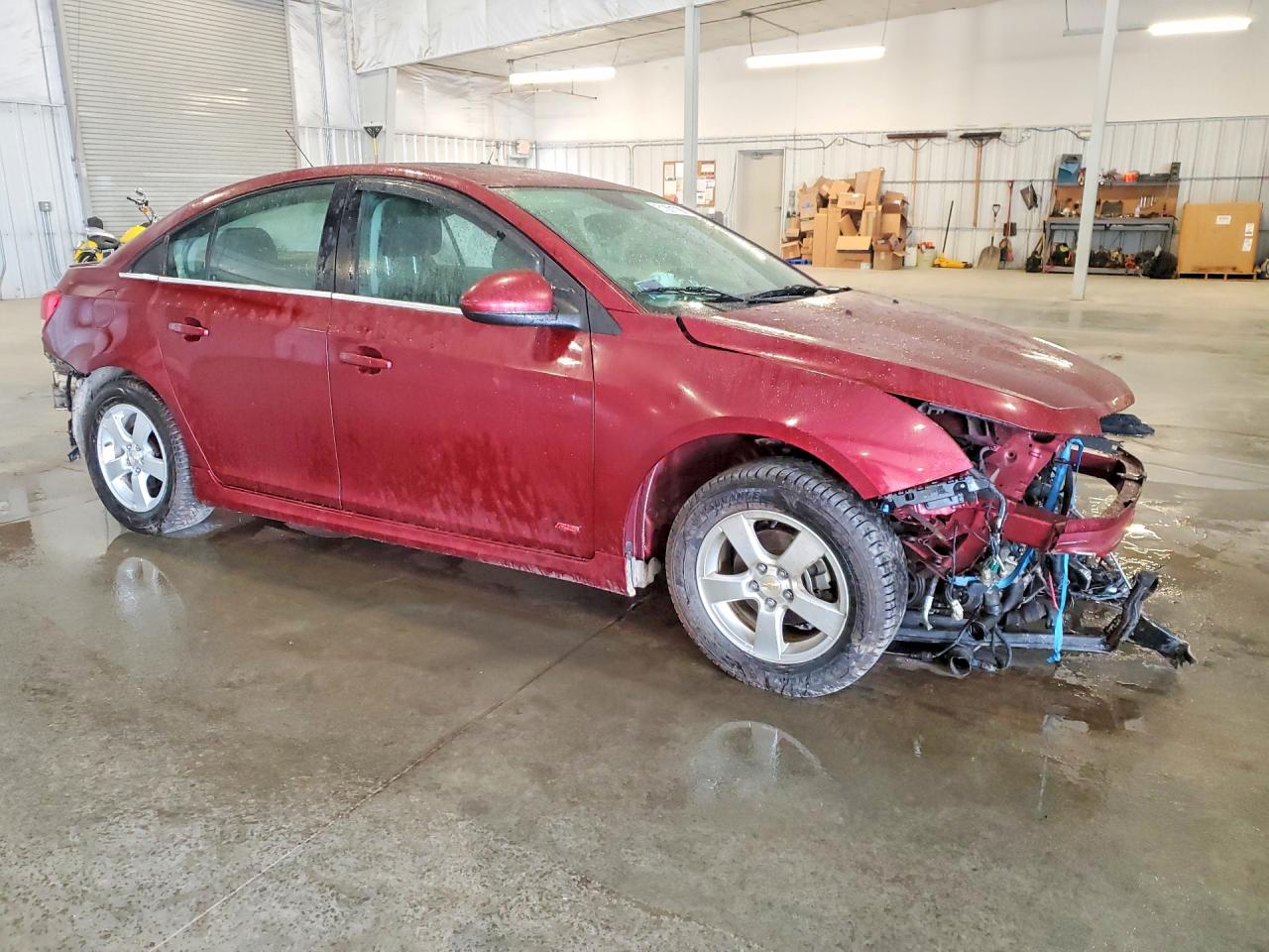 2015 Chevrolet Cruze Lt Maroon vin: 1G1PC5SB4F7129739