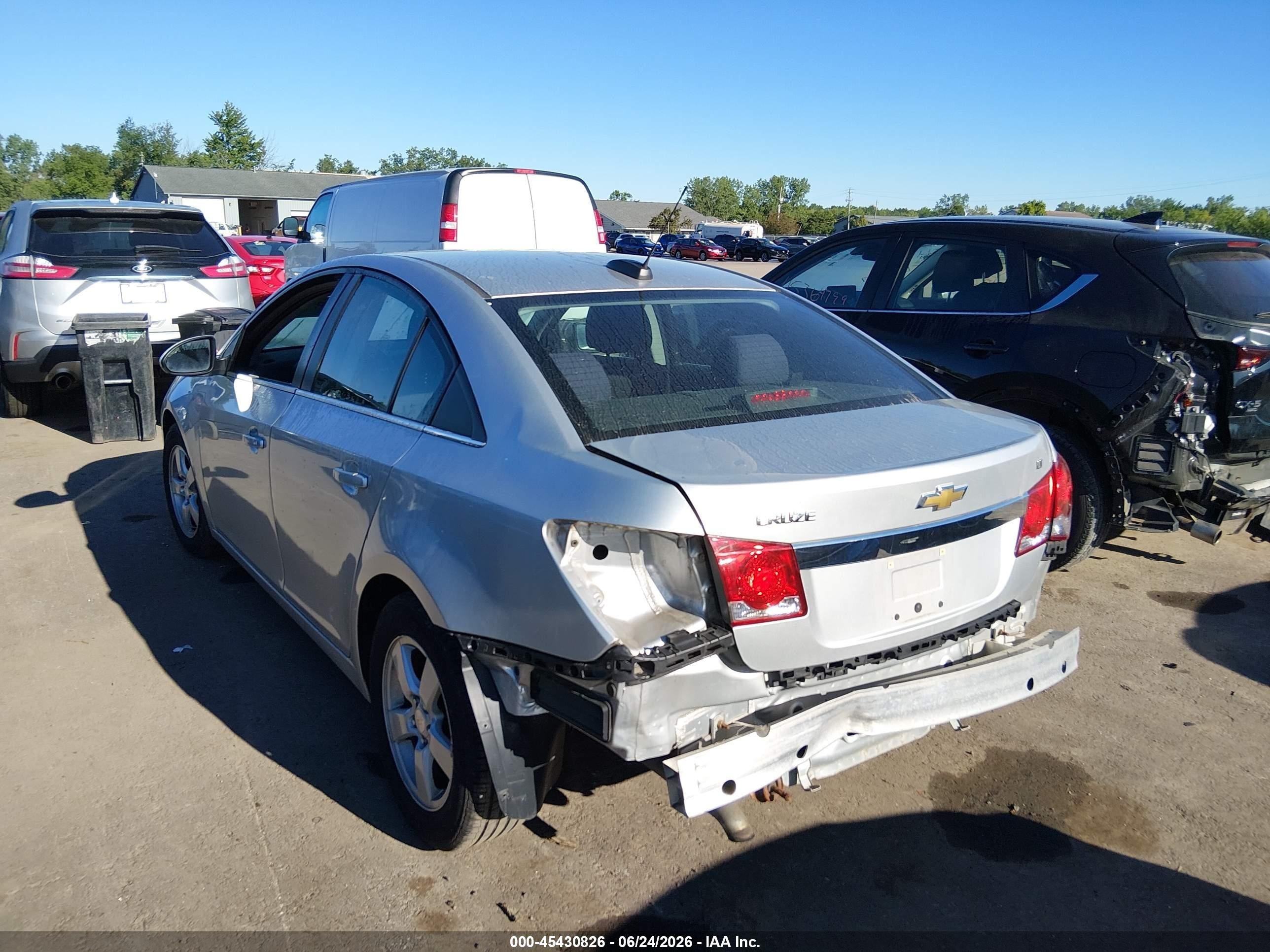 2015 Chevrolet Cruze 1lt Auto Silver vin: 1G1PC5SB4F7150400
