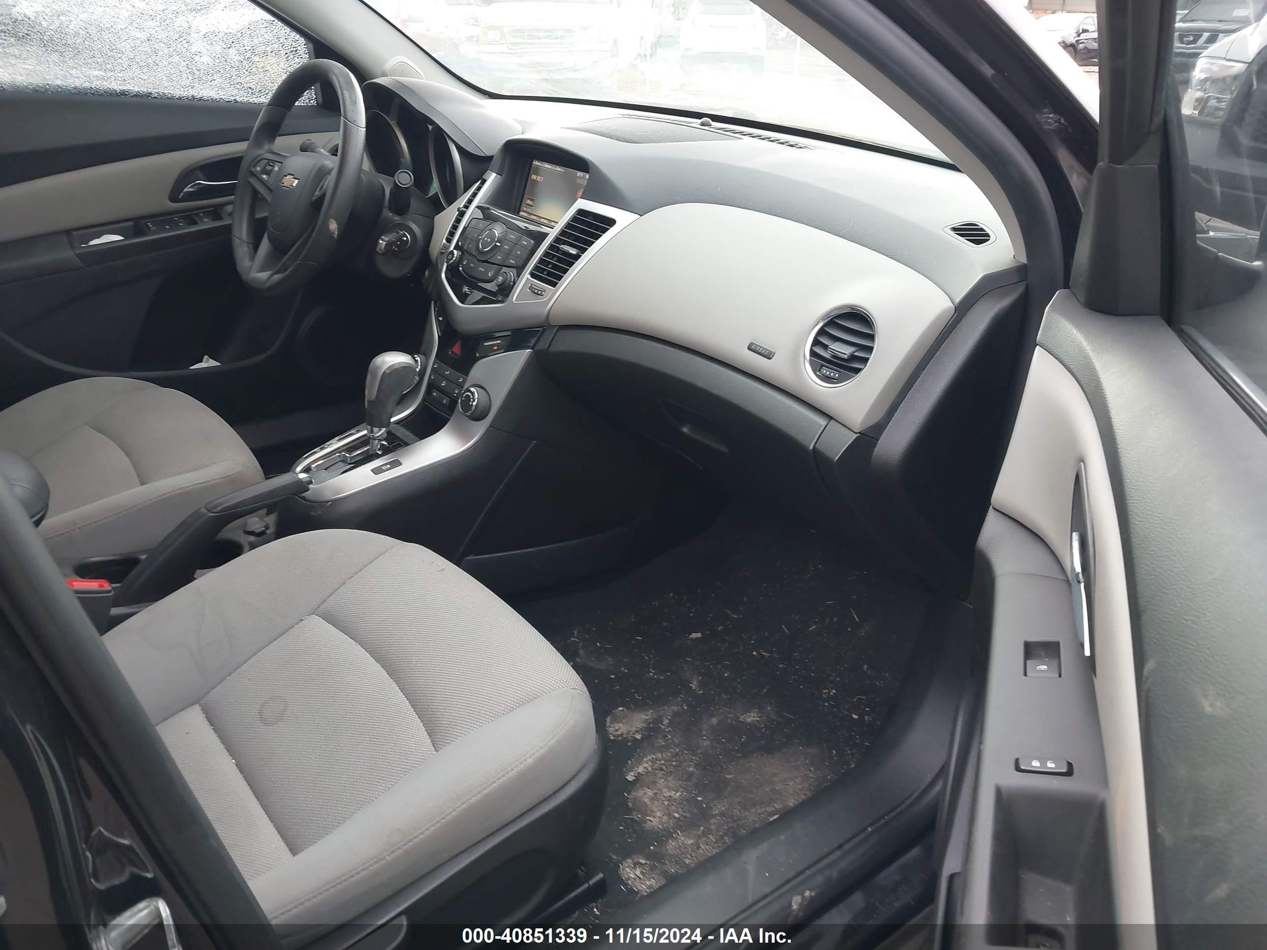 2015 Chevrolet Cruze 1lt Auto Черный vin: 1G1PC5SB4F7177404