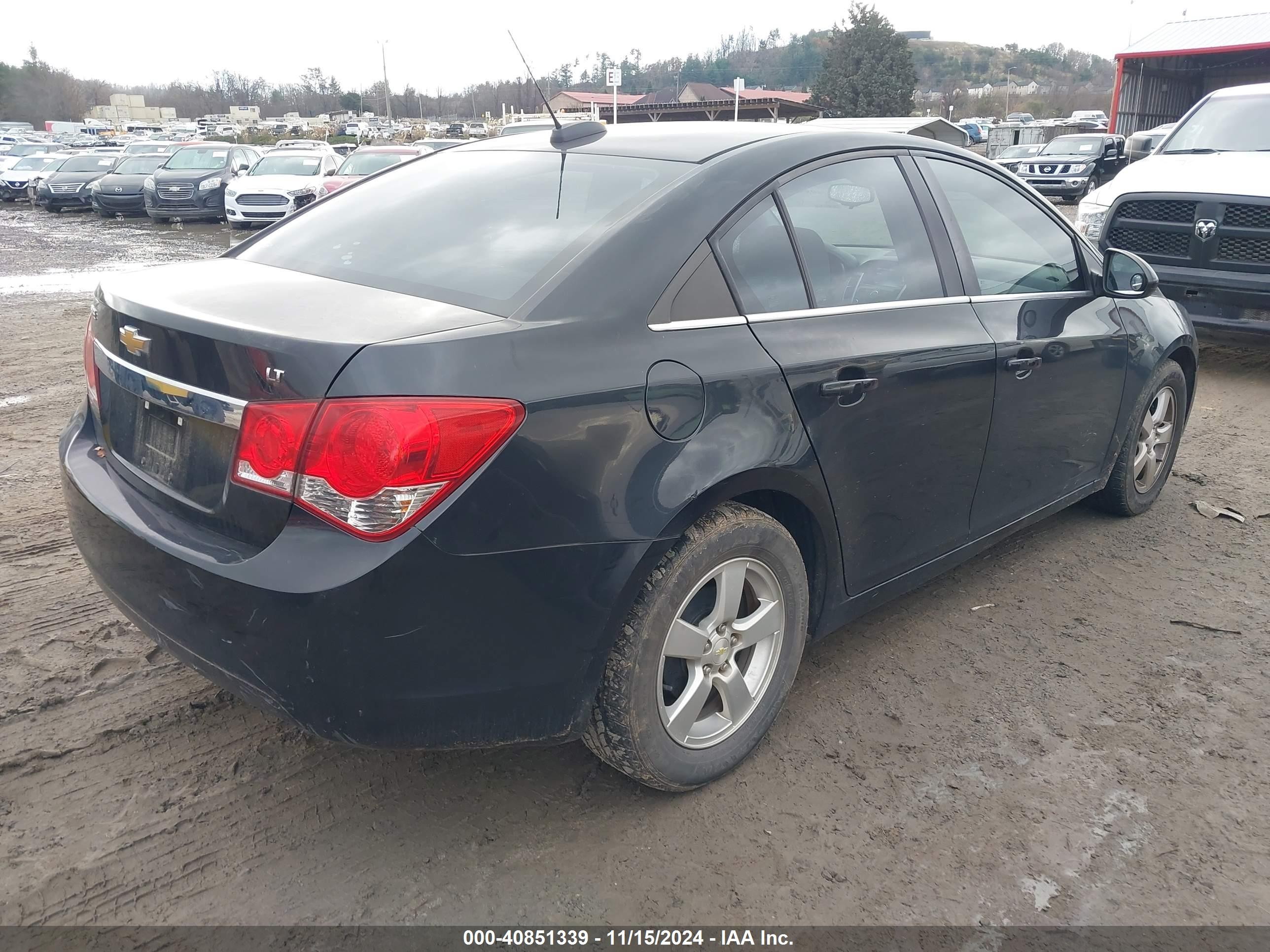 2015 Chevrolet Cruze 1lt Auto Черный vin: 1G1PC5SB4F7177404