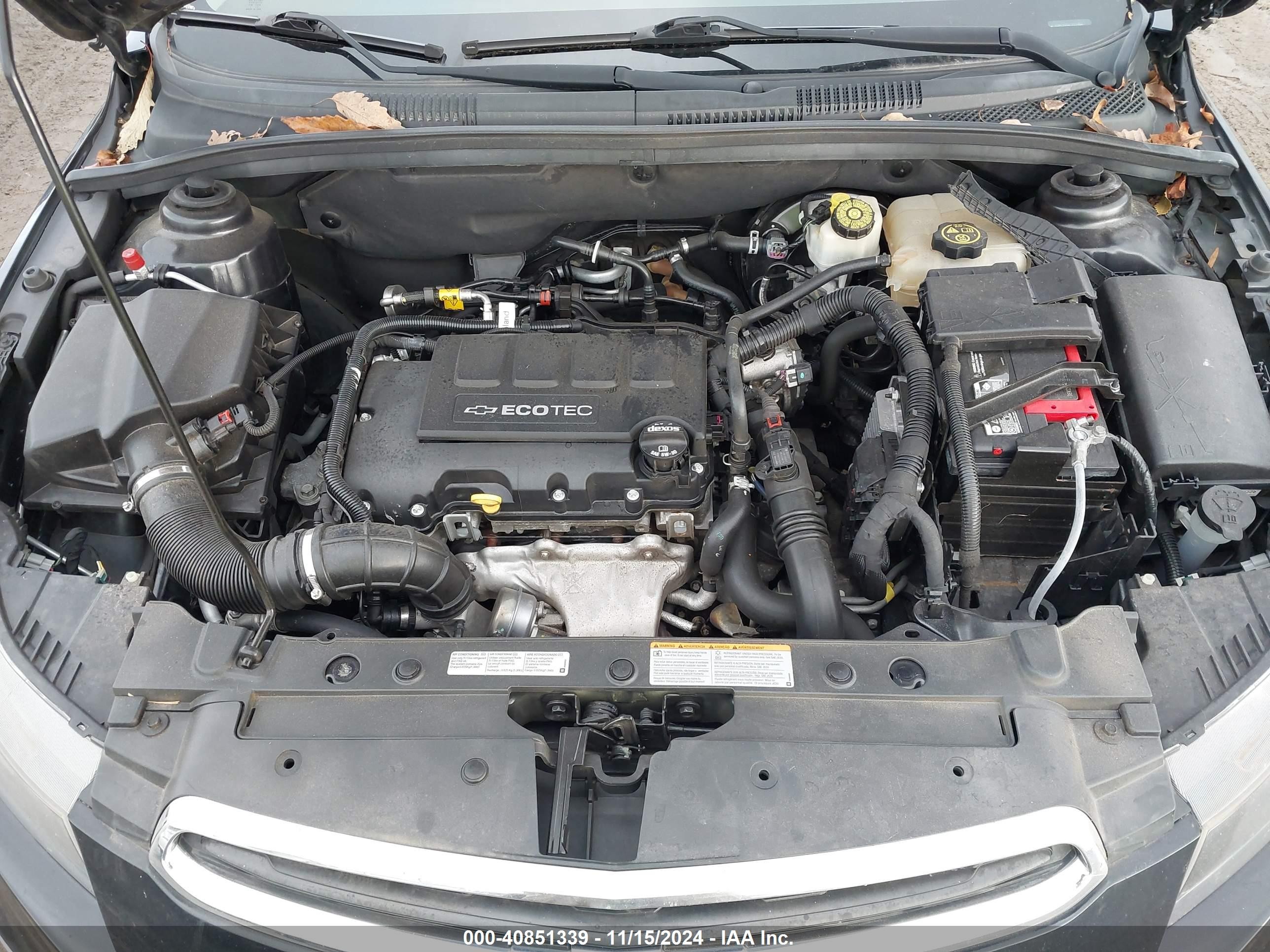 2015 Chevrolet Cruze 1lt Auto Черный vin: 1G1PC5SB4F7177404