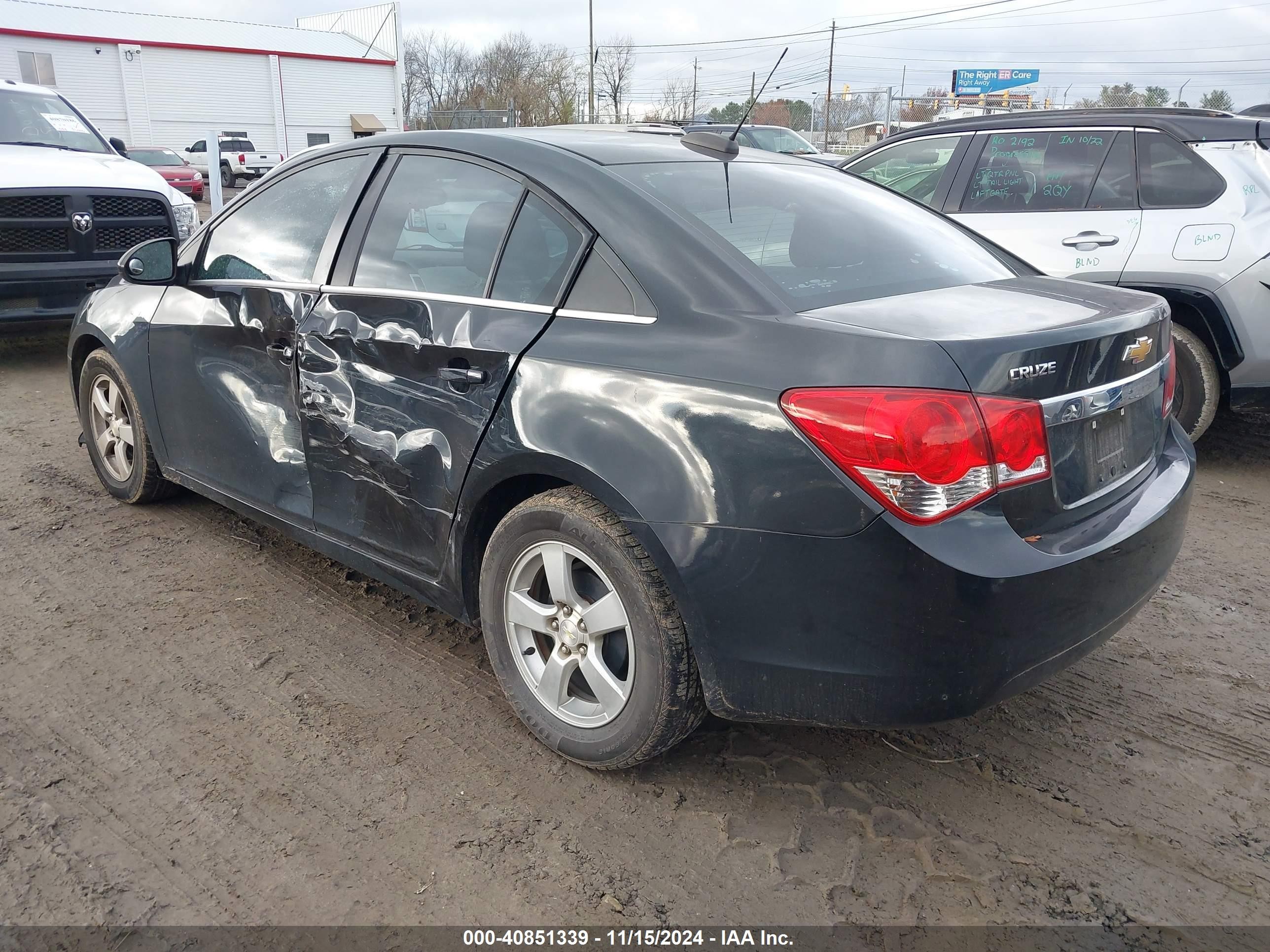 2015 Chevrolet Cruze 1lt Auto Черный vin: 1G1PC5SB4F7177404