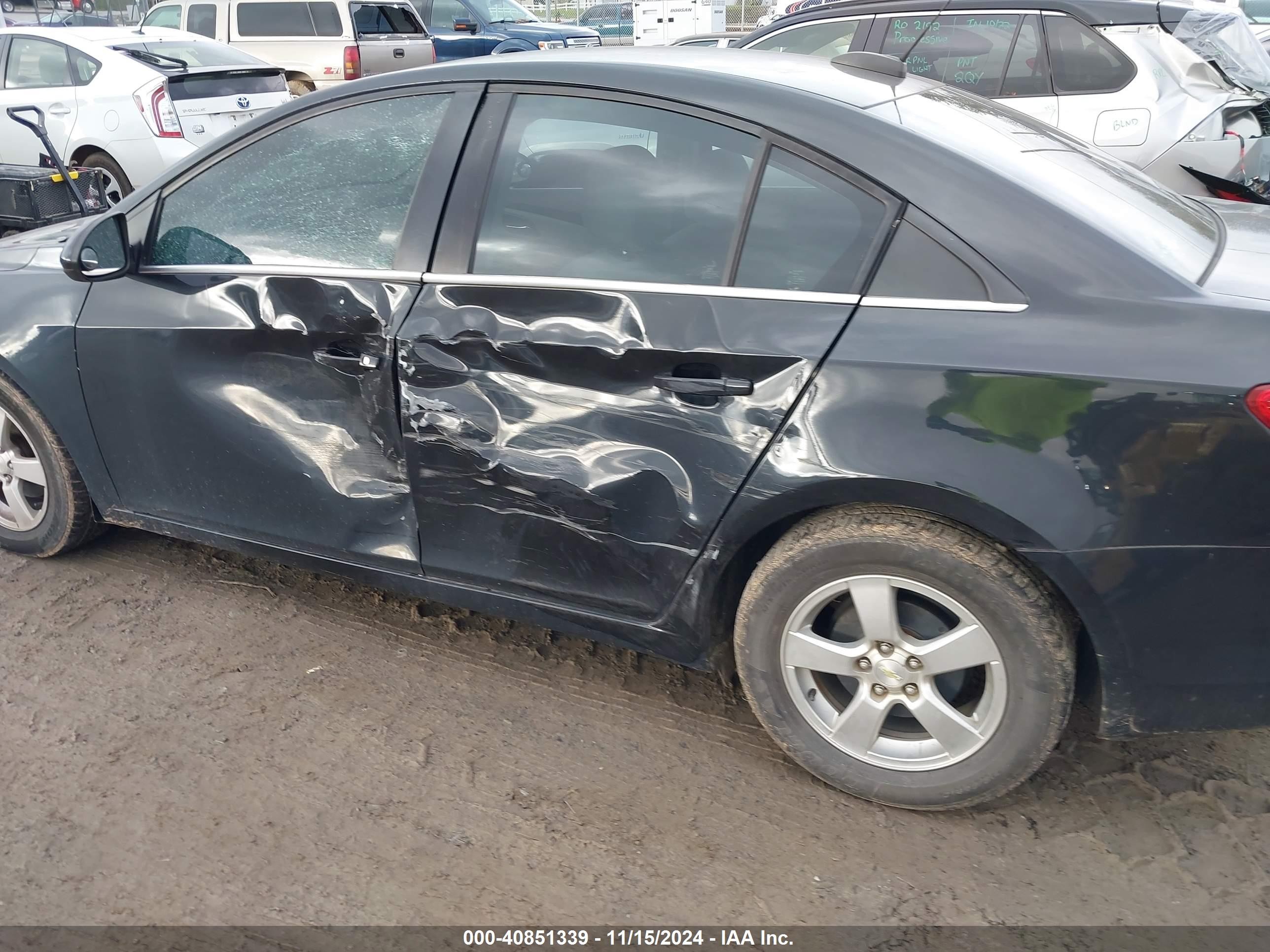 2015 Chevrolet Cruze 1lt Auto Черный vin: 1G1PC5SB4F7177404