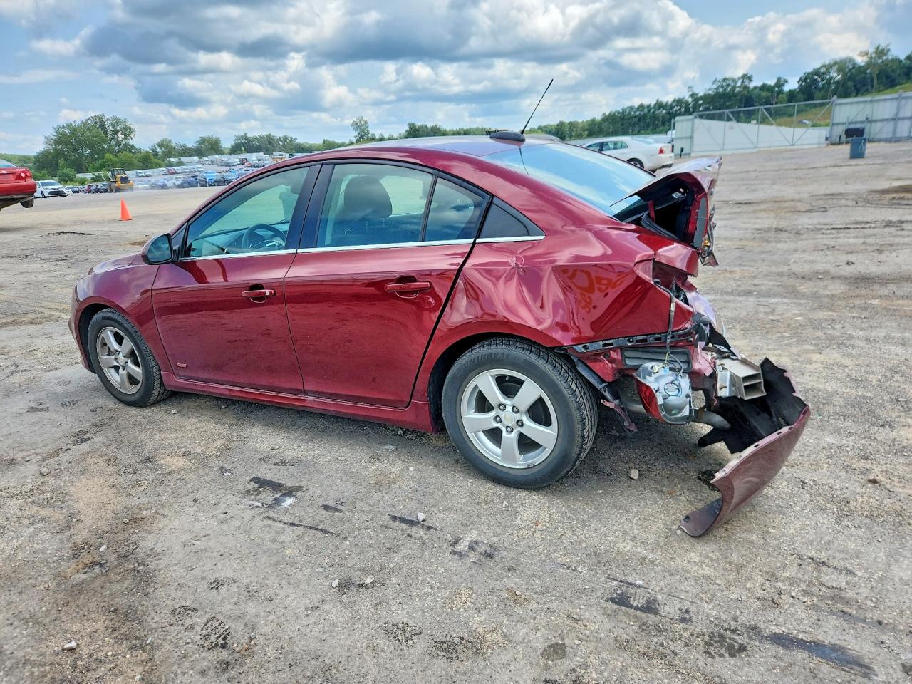 2015 Chevrolet Cruze Lt Burgundy vin: 1G1PC5SB4F7194199