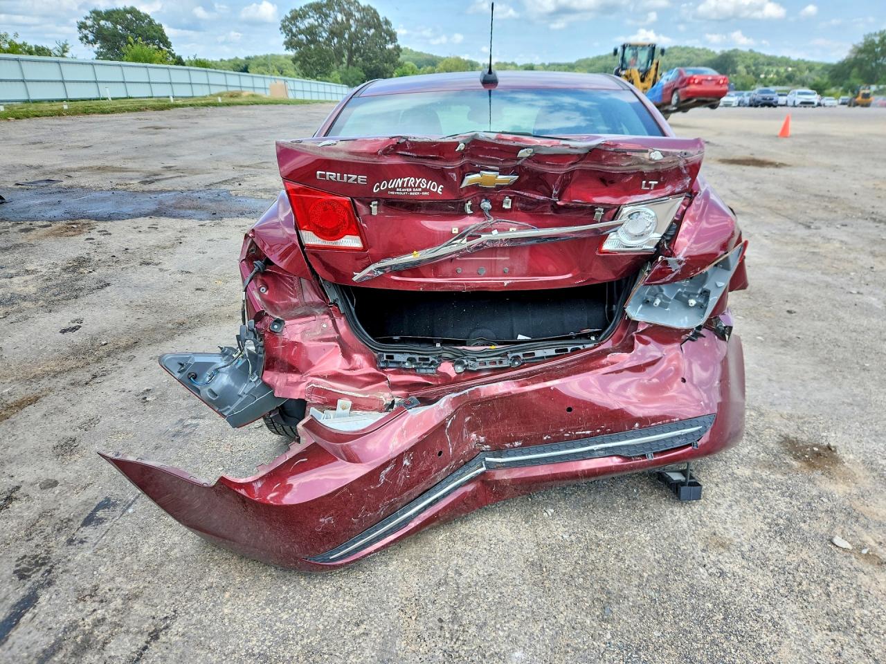 2015 Chevrolet Cruze Lt Burgundy vin: 1G1PC5SB4F7194199