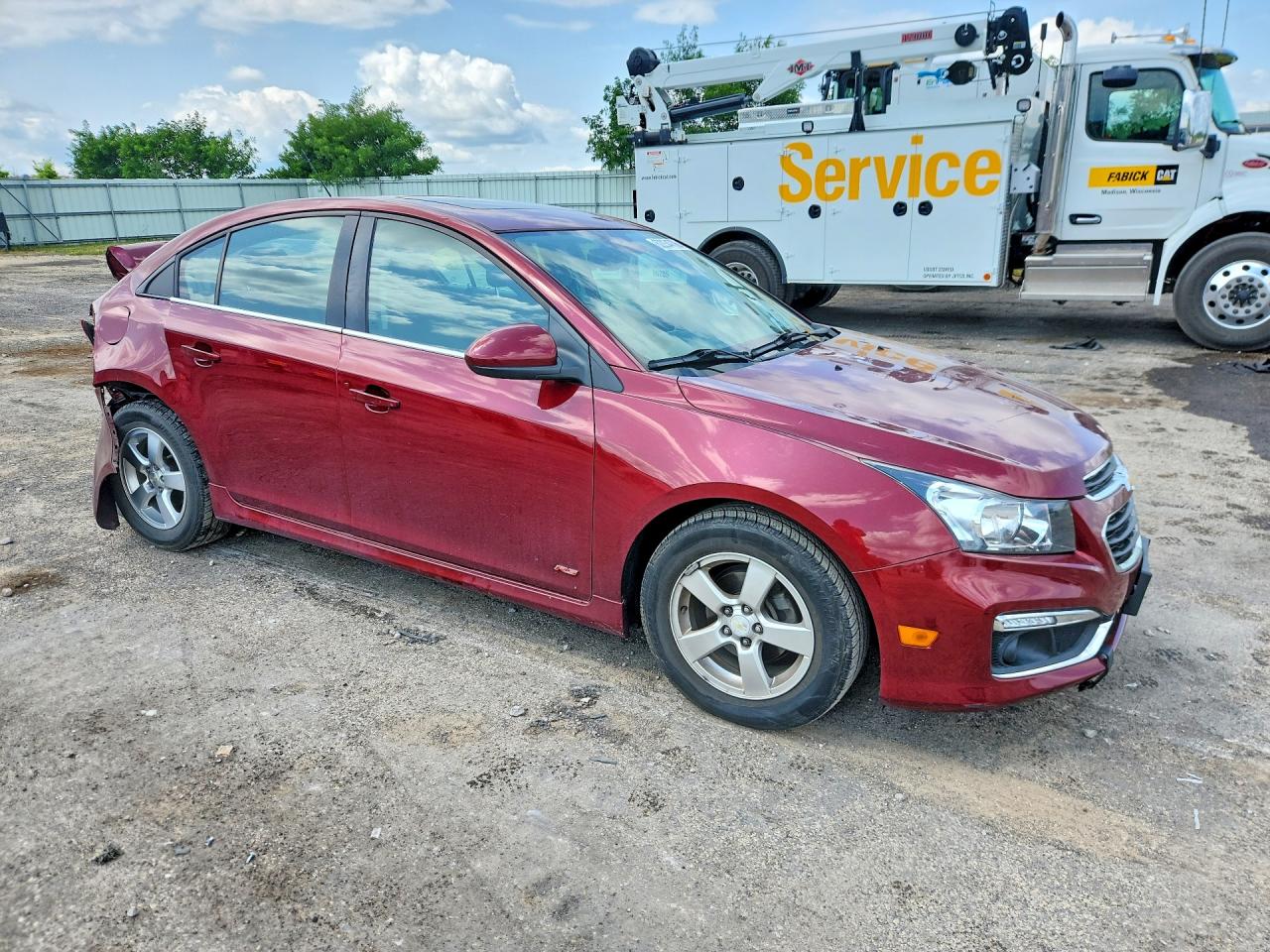 2015 Chevrolet Cruze Lt Burgundy vin: 1G1PC5SB4F7194199
