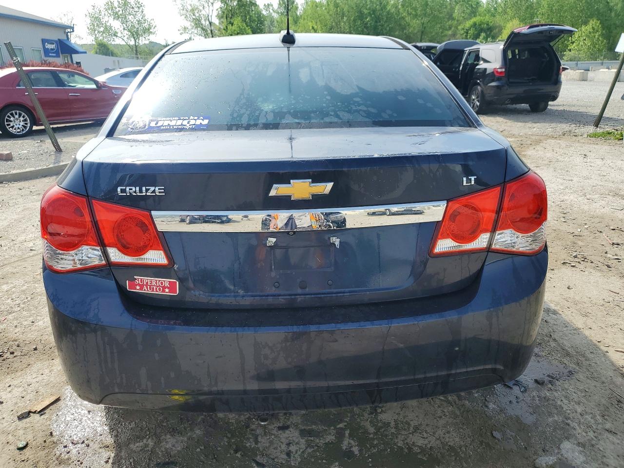 2015 Chevrolet Cruze Lt Blue vin: 1G1PC5SB4F7200244