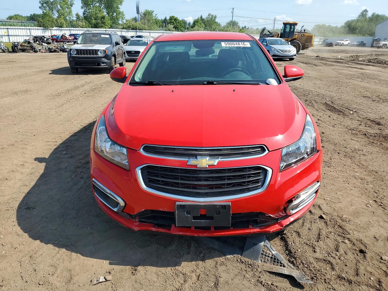 2015 Chevrolet Cruze Lt Red vin: 1G1PC5SB4F7209090
