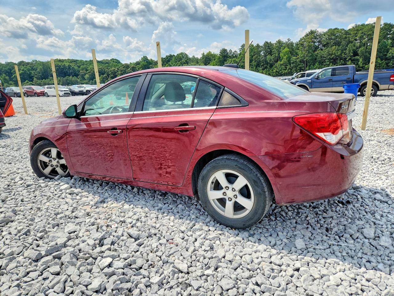 2015 Chevrolet Cruze Lt Burgundy vin: 1G1PC5SB4F7214077