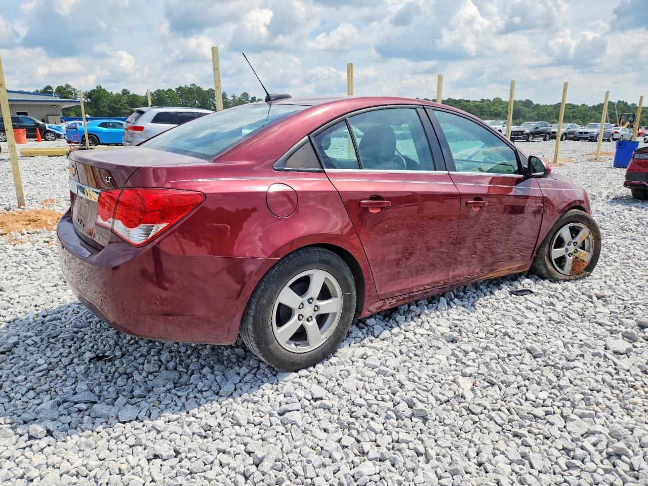 2015 Chevrolet Cruze Lt Burgundy vin: 1G1PC5SB4F7214077