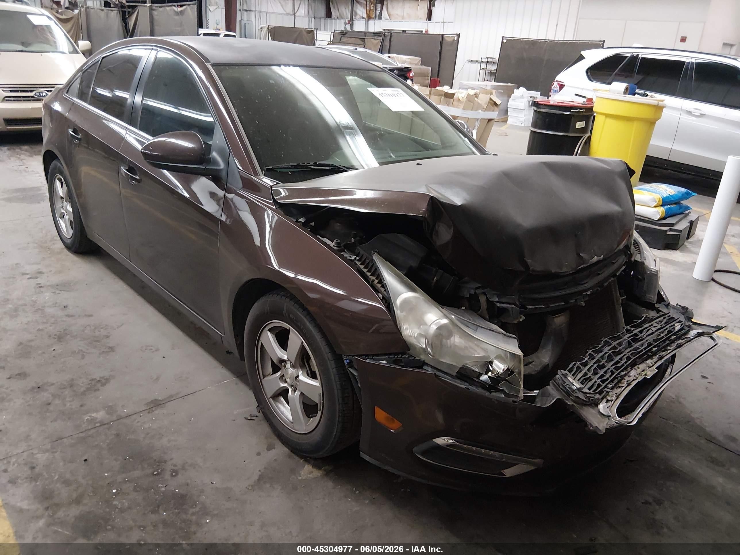 2015 Chevrolet Cruze 1lt Auto Maroon vin: 1G1PC5SB4F7247516