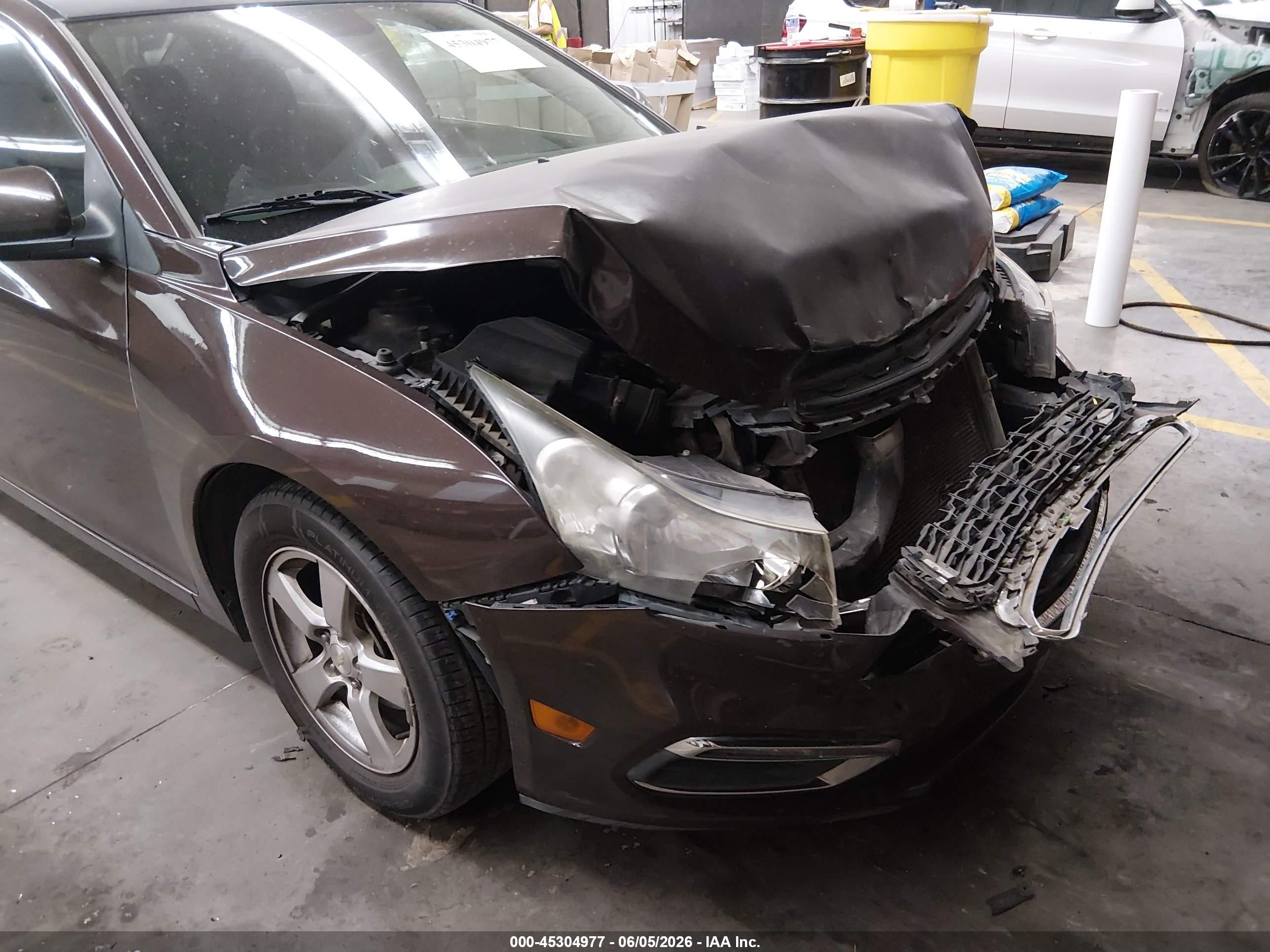 2015 Chevrolet Cruze 1lt Auto Maroon vin: 1G1PC5SB4F7247516