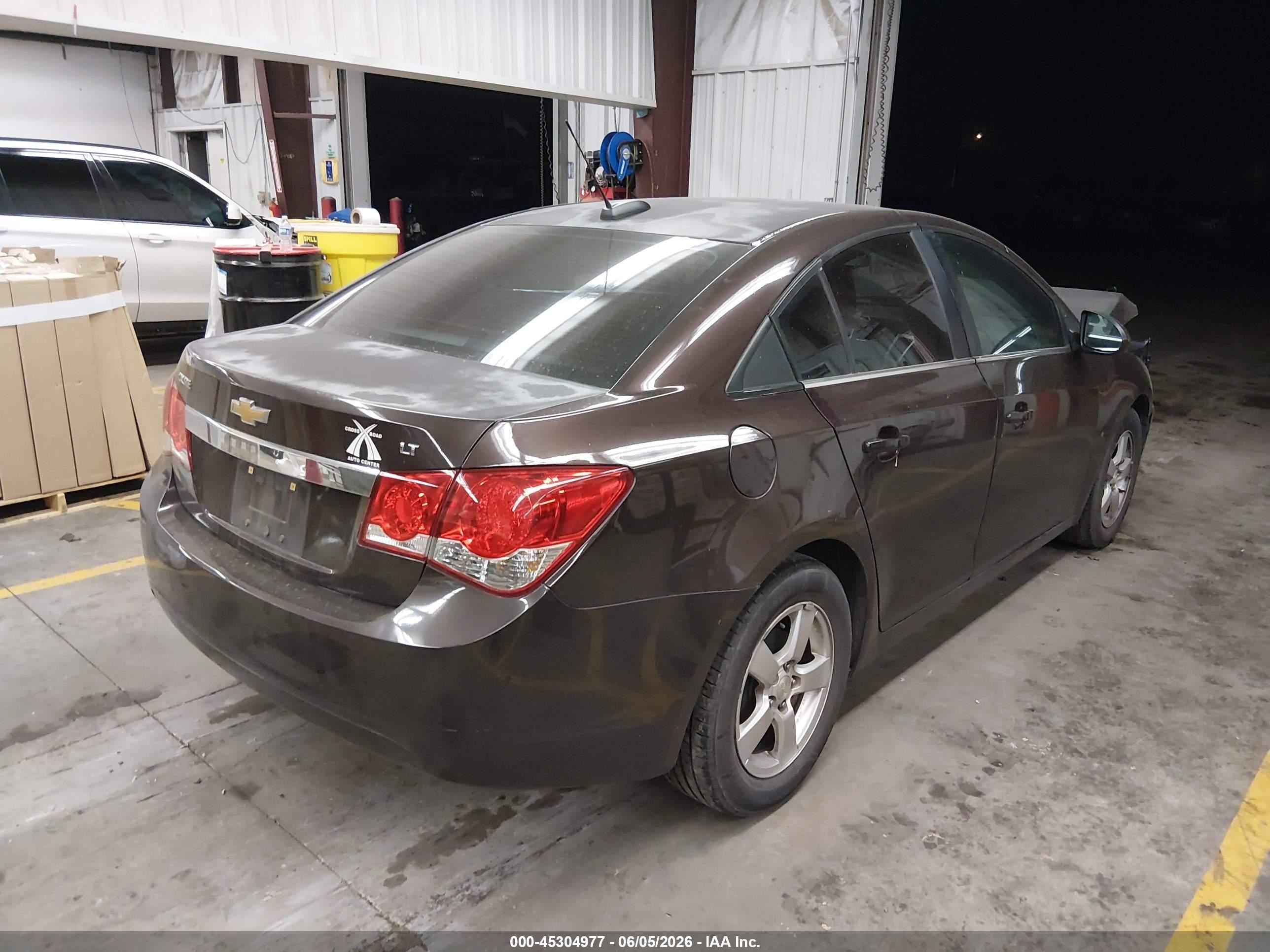 2015 Chevrolet Cruze 1lt Auto Maroon vin: 1G1PC5SB4F7247516