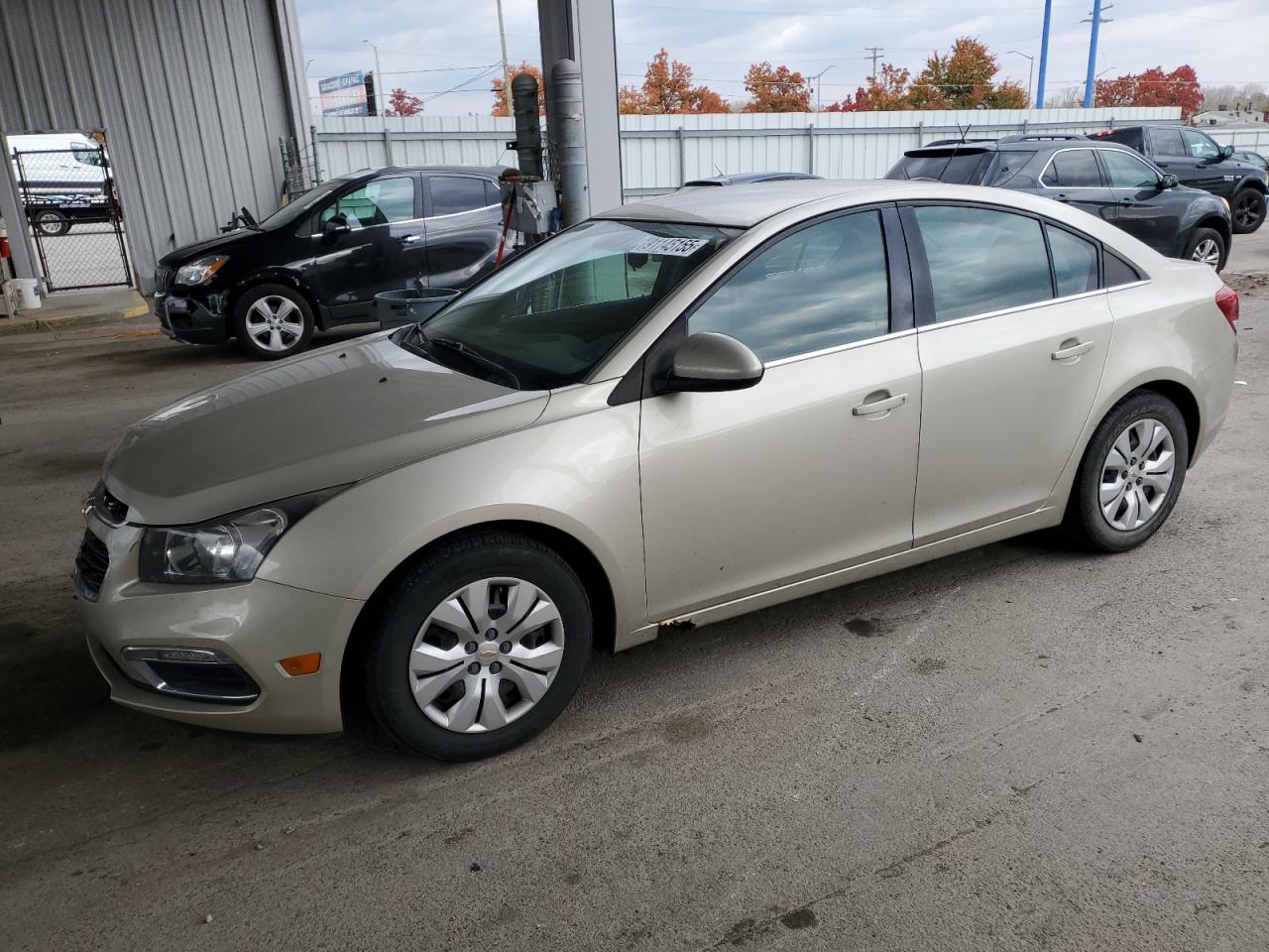 2015 Chevrolet Cruze Lt Beige vin: 1G1PC5SB4F7284422