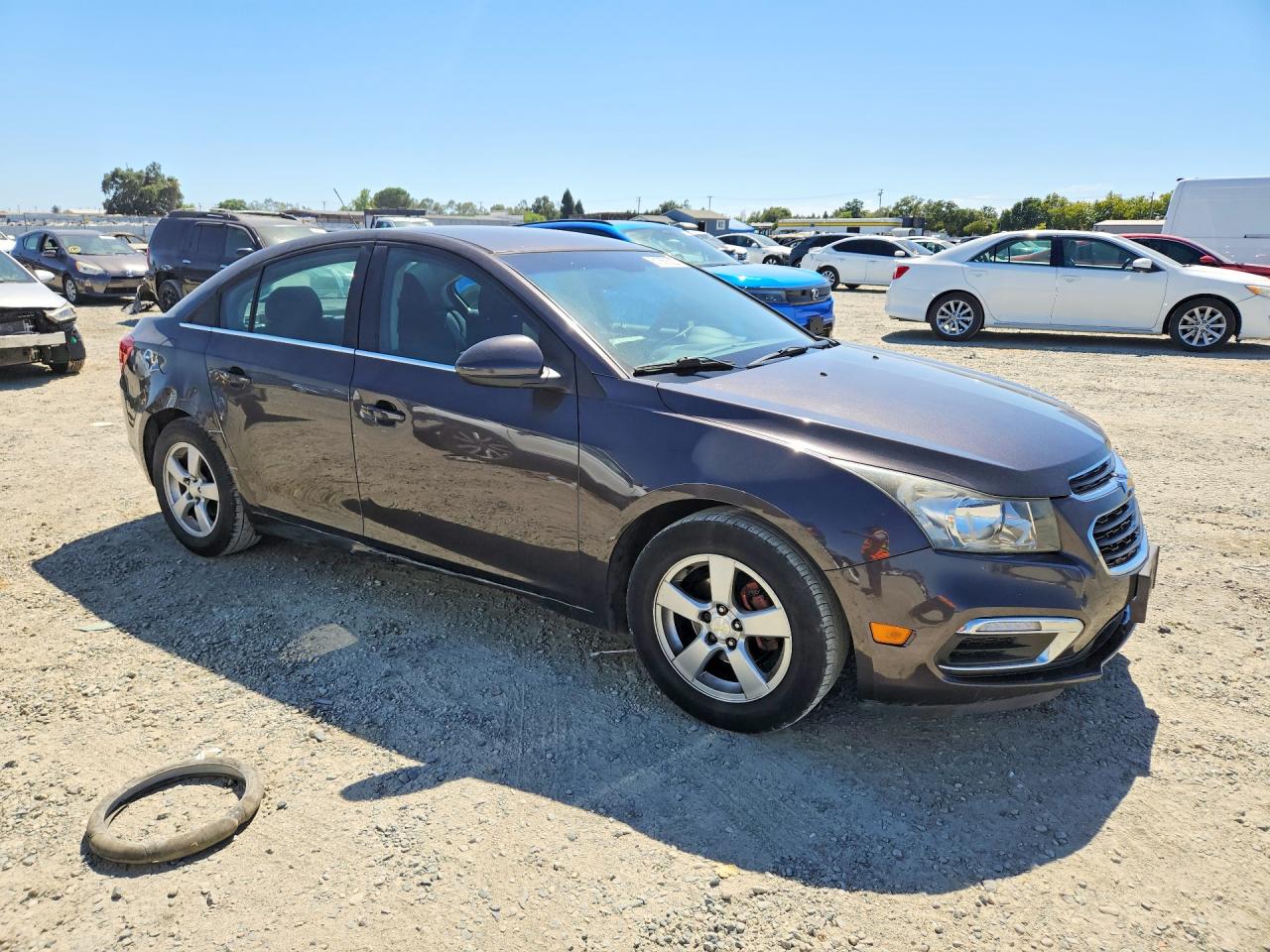 2015 Chevrolet Cruze Lt Gray vin: 1G1PC5SB4F7290561
