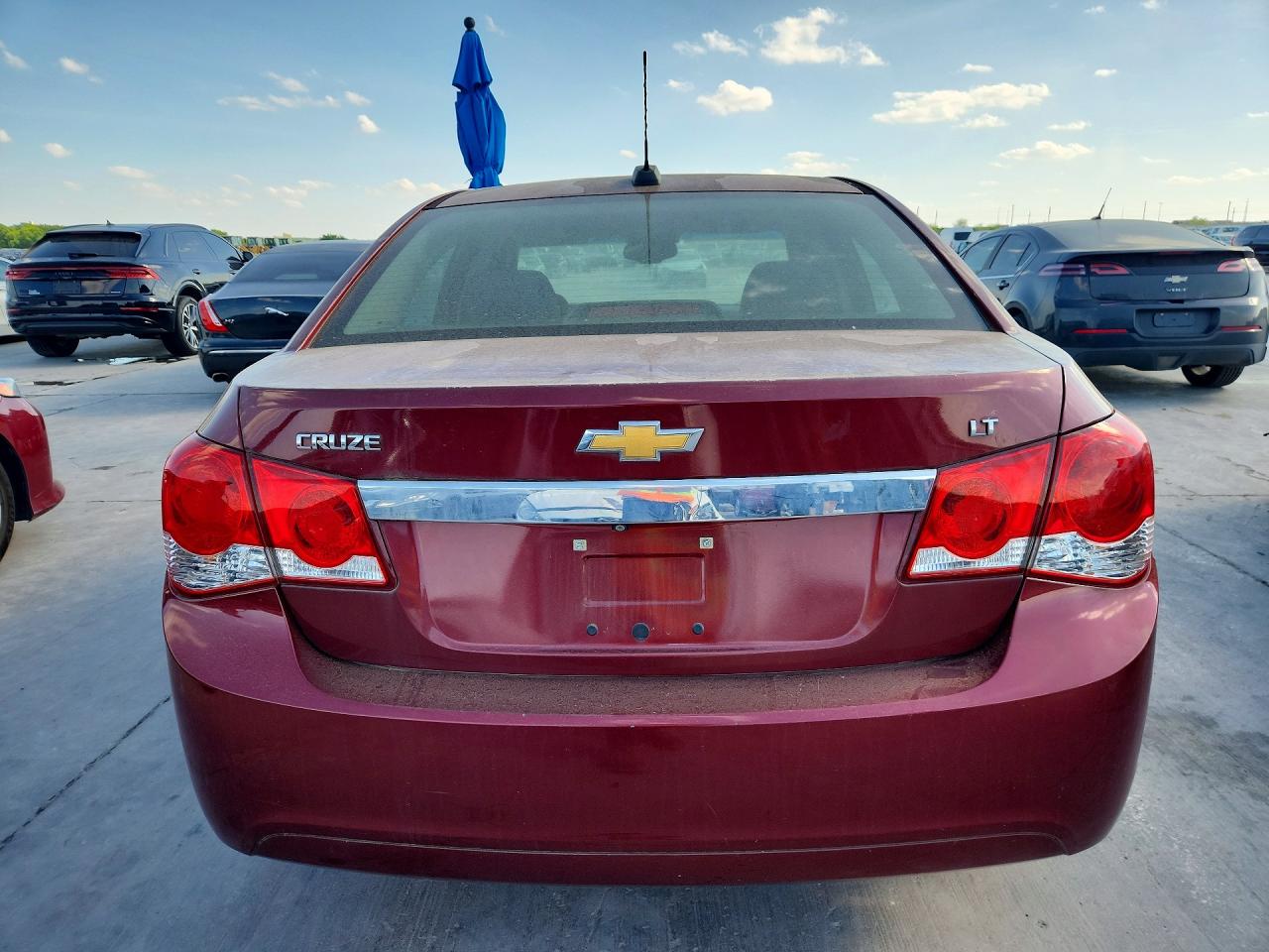 2015 Chevrolet Cruze Lt Burgundy vin: 1G1PC5SB4F7291208