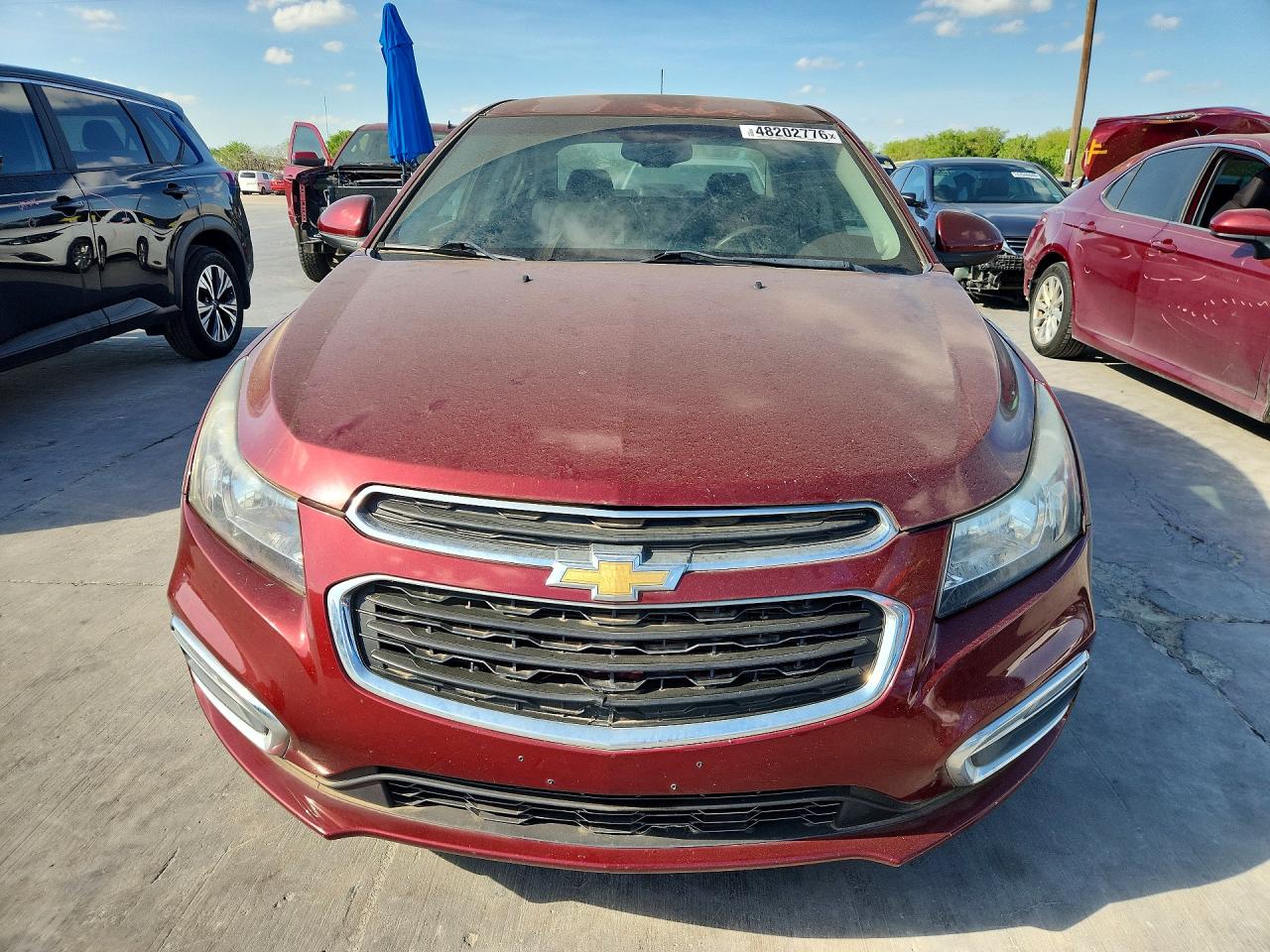 2015 Chevrolet Cruze Lt Burgundy vin: 1G1PC5SB4F7291208