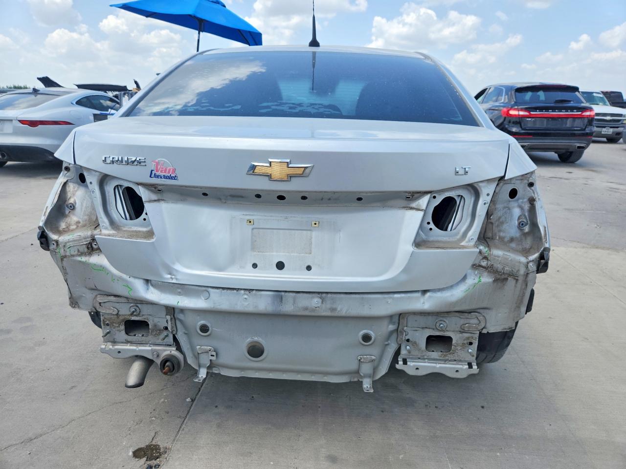 2013 Chevrolet Cruze Lt Silver vin: 1G1PC5SB5D7158616
