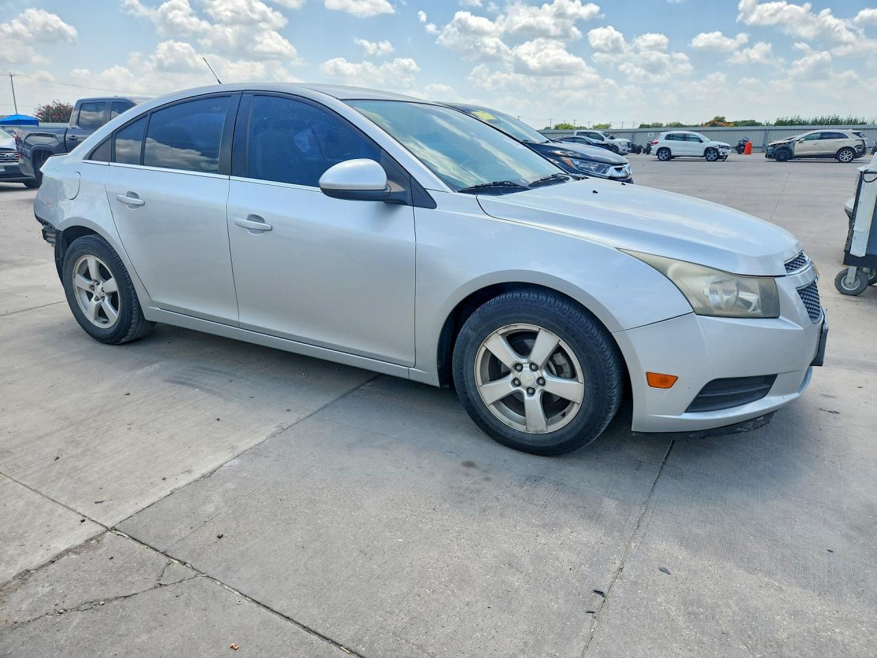 2013 Chevrolet Cruze Lt Silver vin: 1G1PC5SB5D7158616