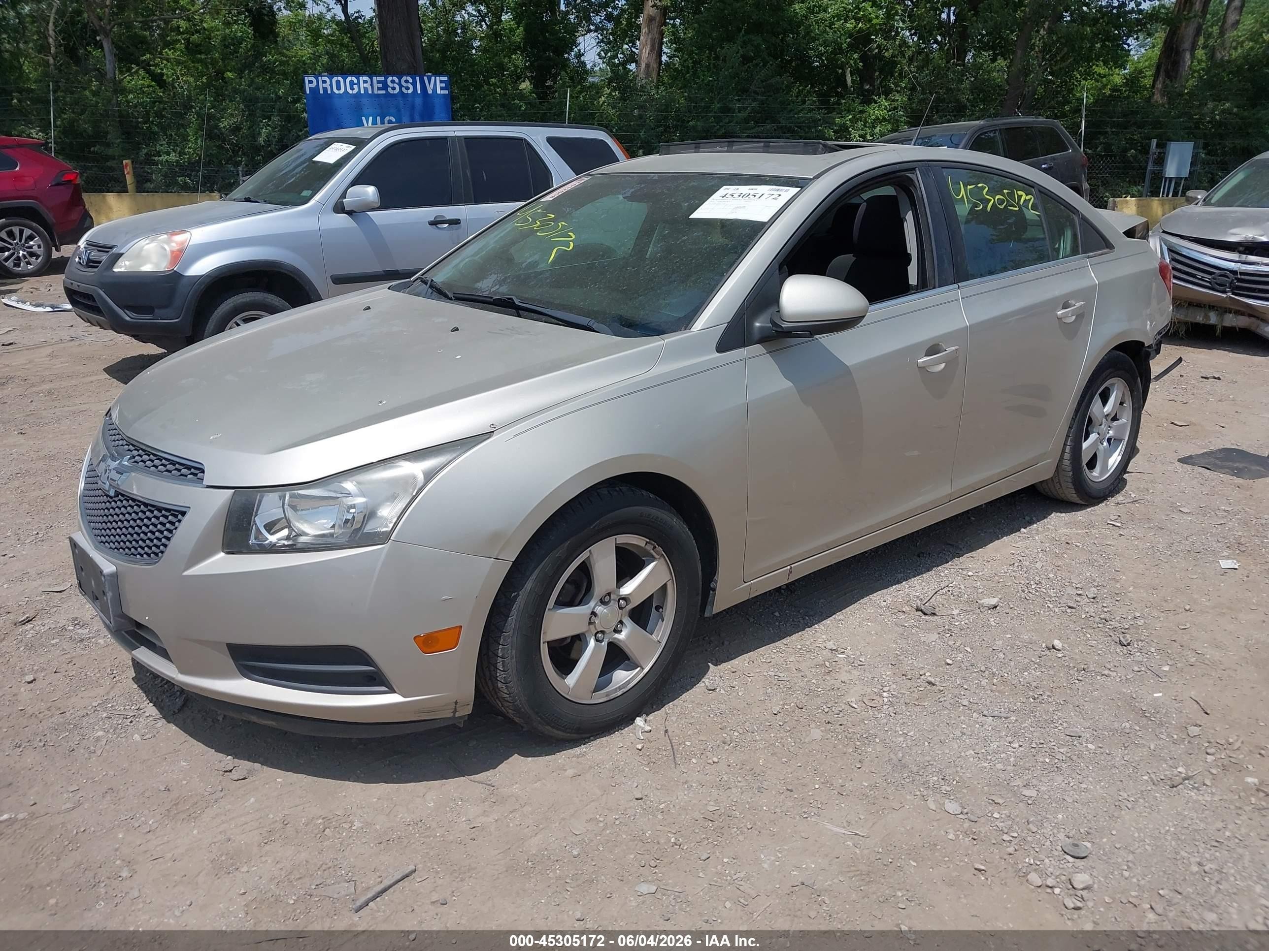 2013 Chevrolet Cruze 1lt Auto Gold vin: 1G1PC5SB5D7196377