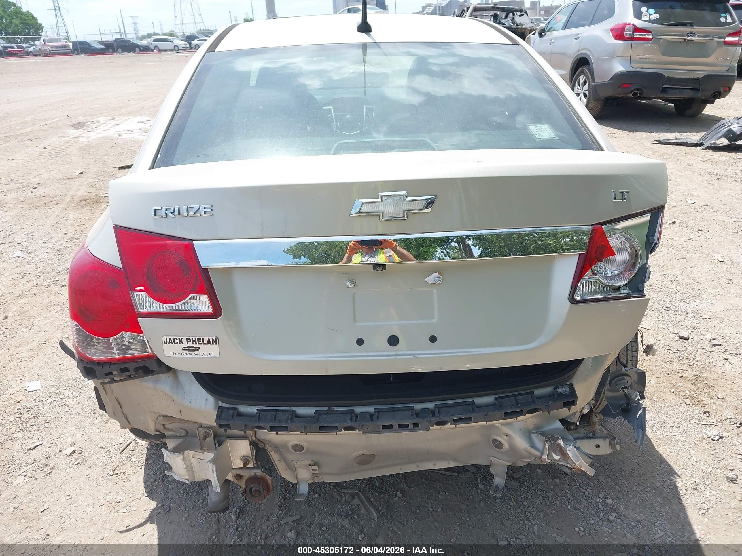 2013 Chevrolet Cruze 1lt Auto Gold vin: 1G1PC5SB5D7196377