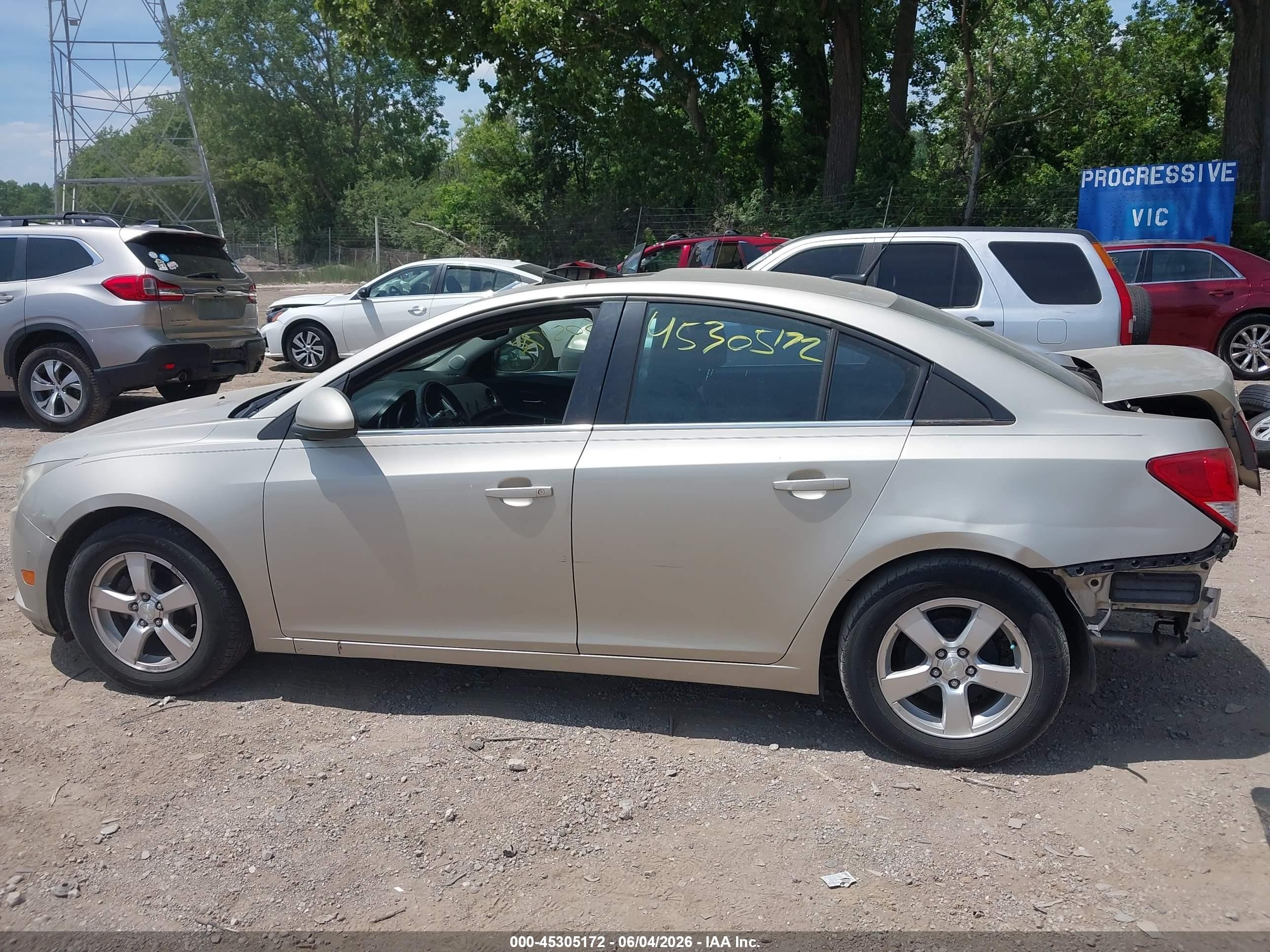 2013 Chevrolet Cruze 1lt Auto Gold vin: 1G1PC5SB5D7196377