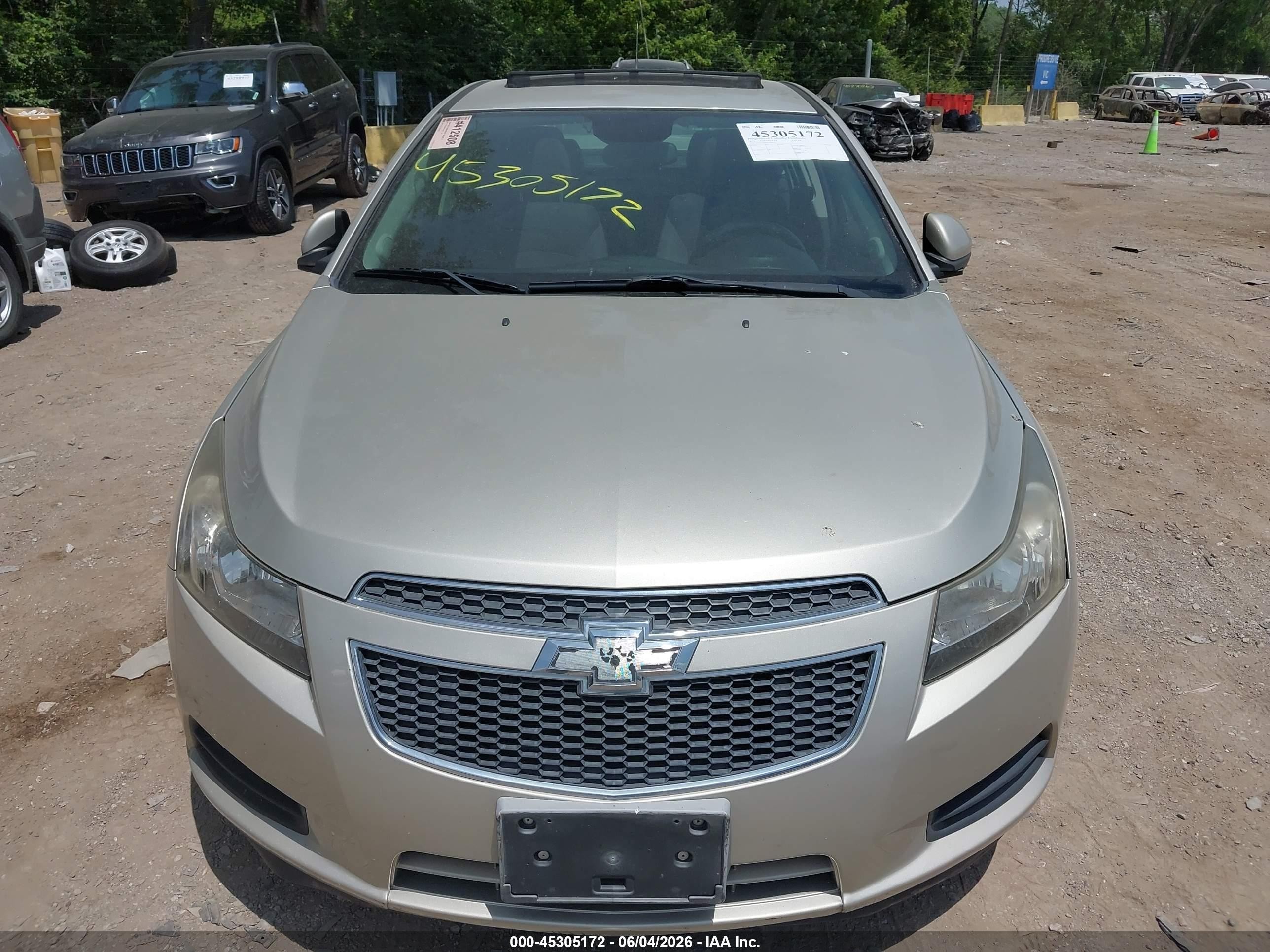 2013 Chevrolet Cruze 1lt Auto Gold vin: 1G1PC5SB5D7196377