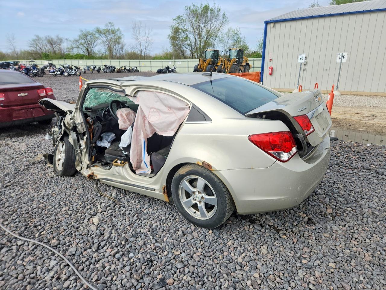 2013 Chevrolet Cruz Lt Beige vin: 1G1PC5SB5D7227921