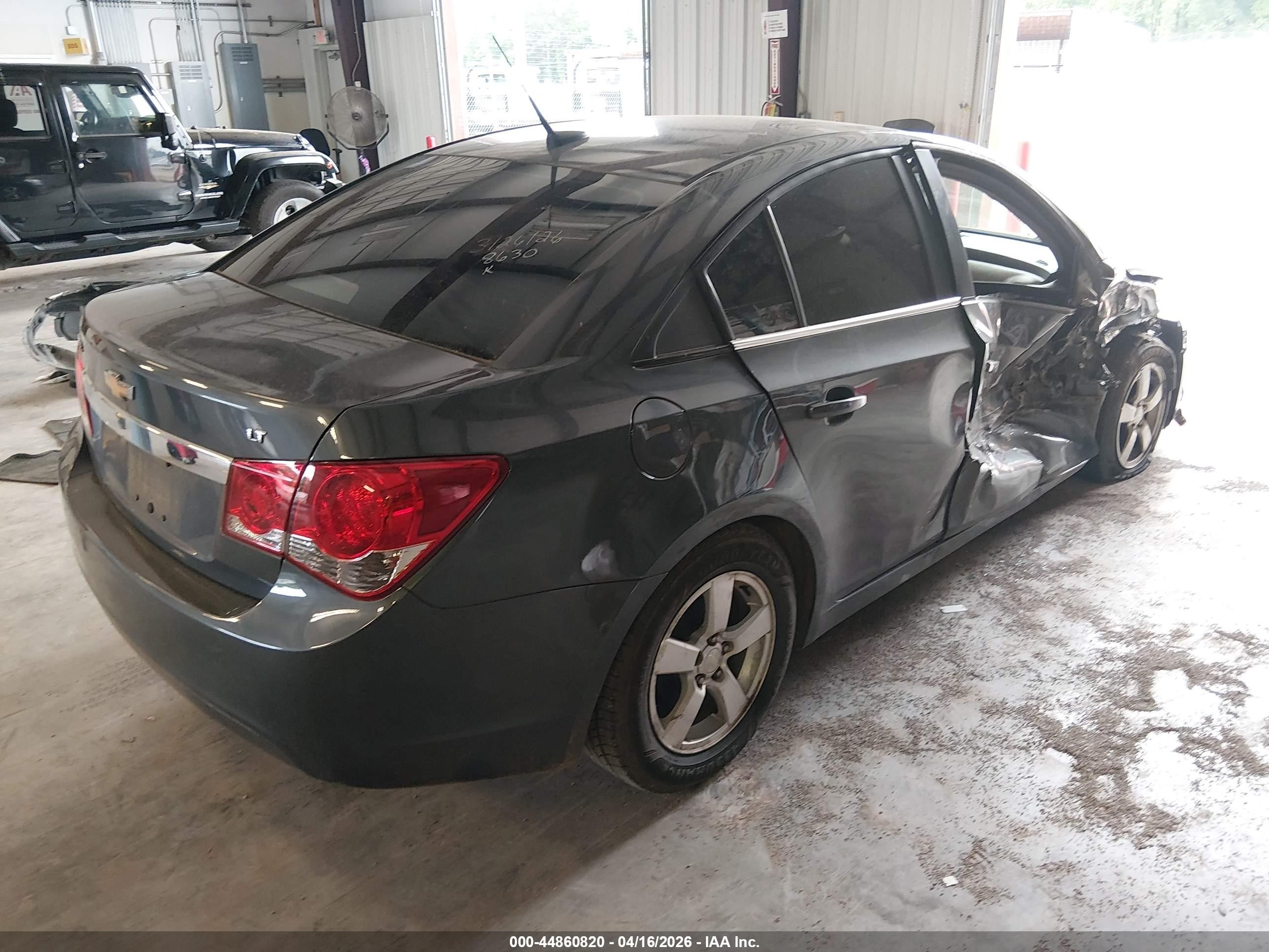 2013 Chevrolet Cruze 1lt Auto Gray vin: 1G1PC5SB5D7238630