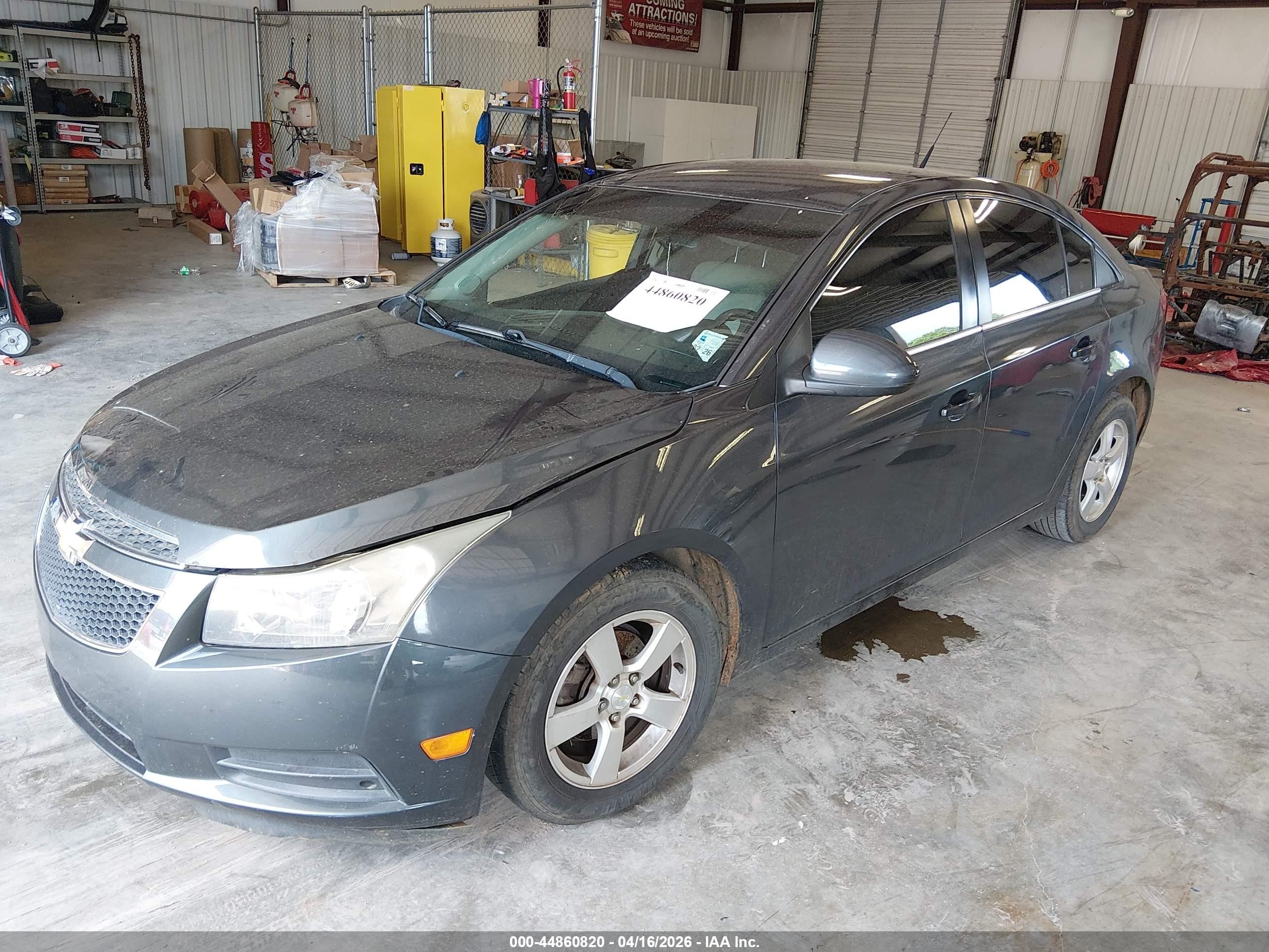 2013 Chevrolet Cruze 1lt Auto Gray vin: 1G1PC5SB5D7238630