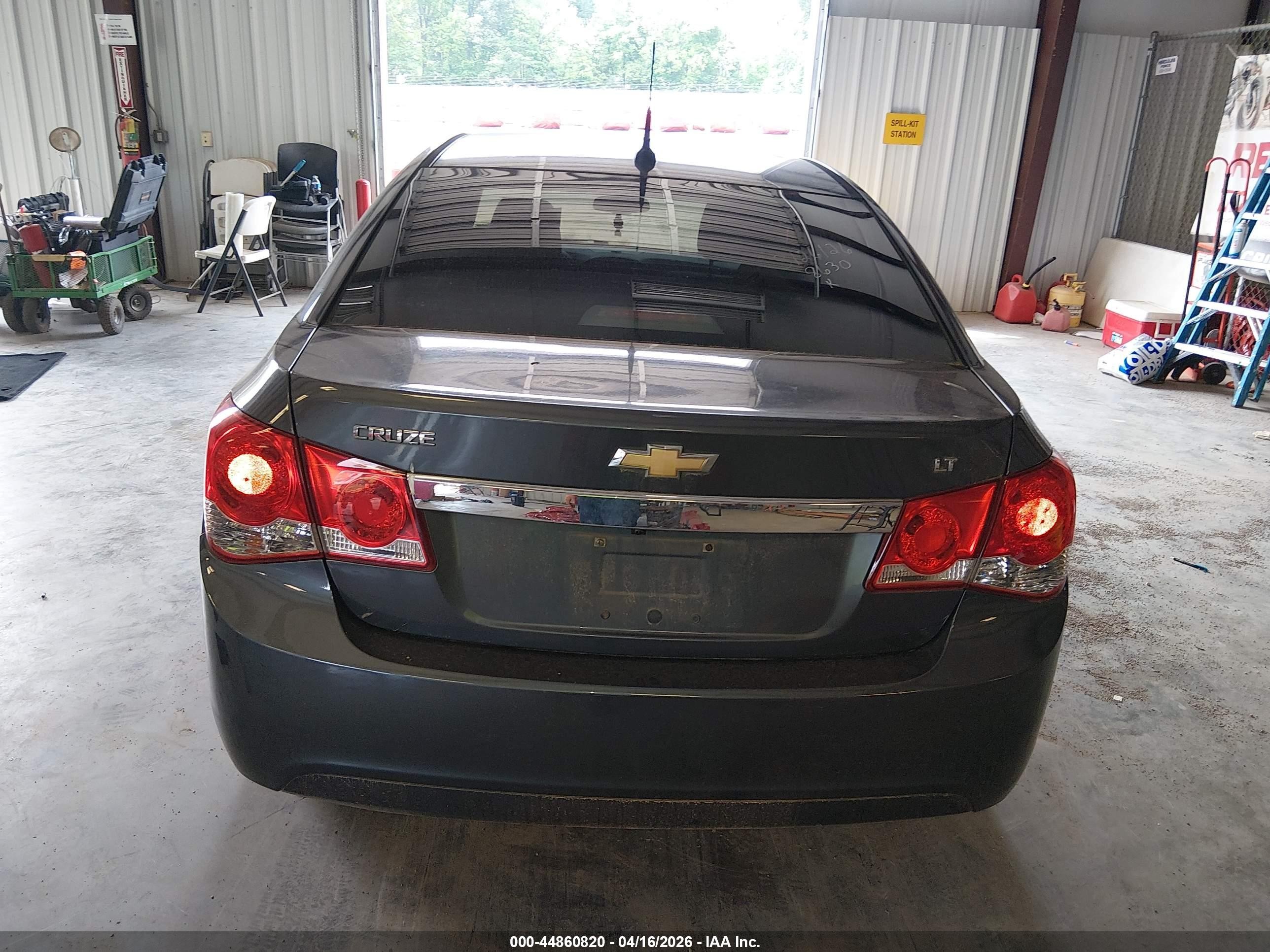 2013 Chevrolet Cruze 1lt Auto Gray vin: 1G1PC5SB5D7238630