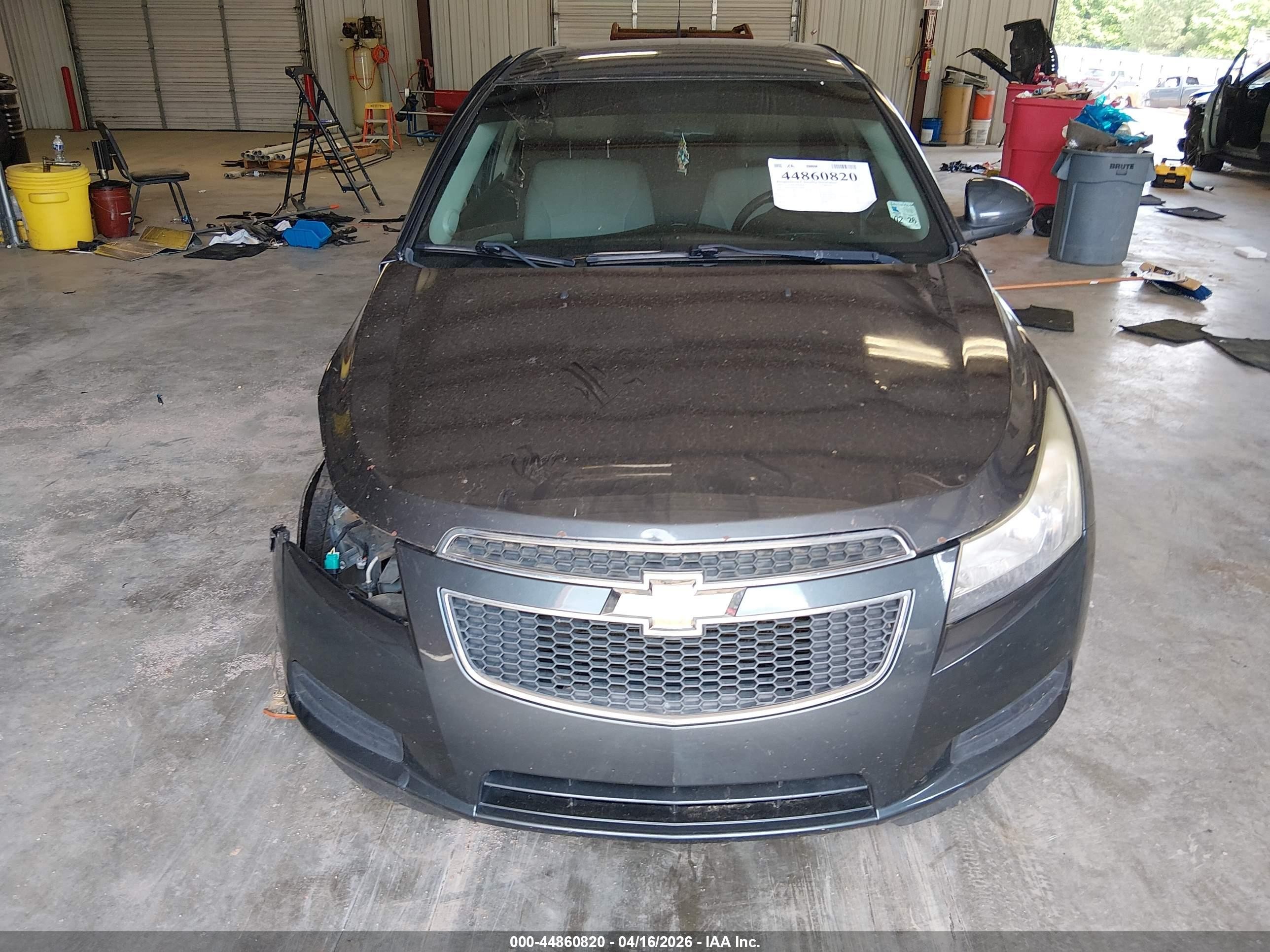2013 Chevrolet Cruze 1lt Auto Gray vin: 1G1PC5SB5D7238630