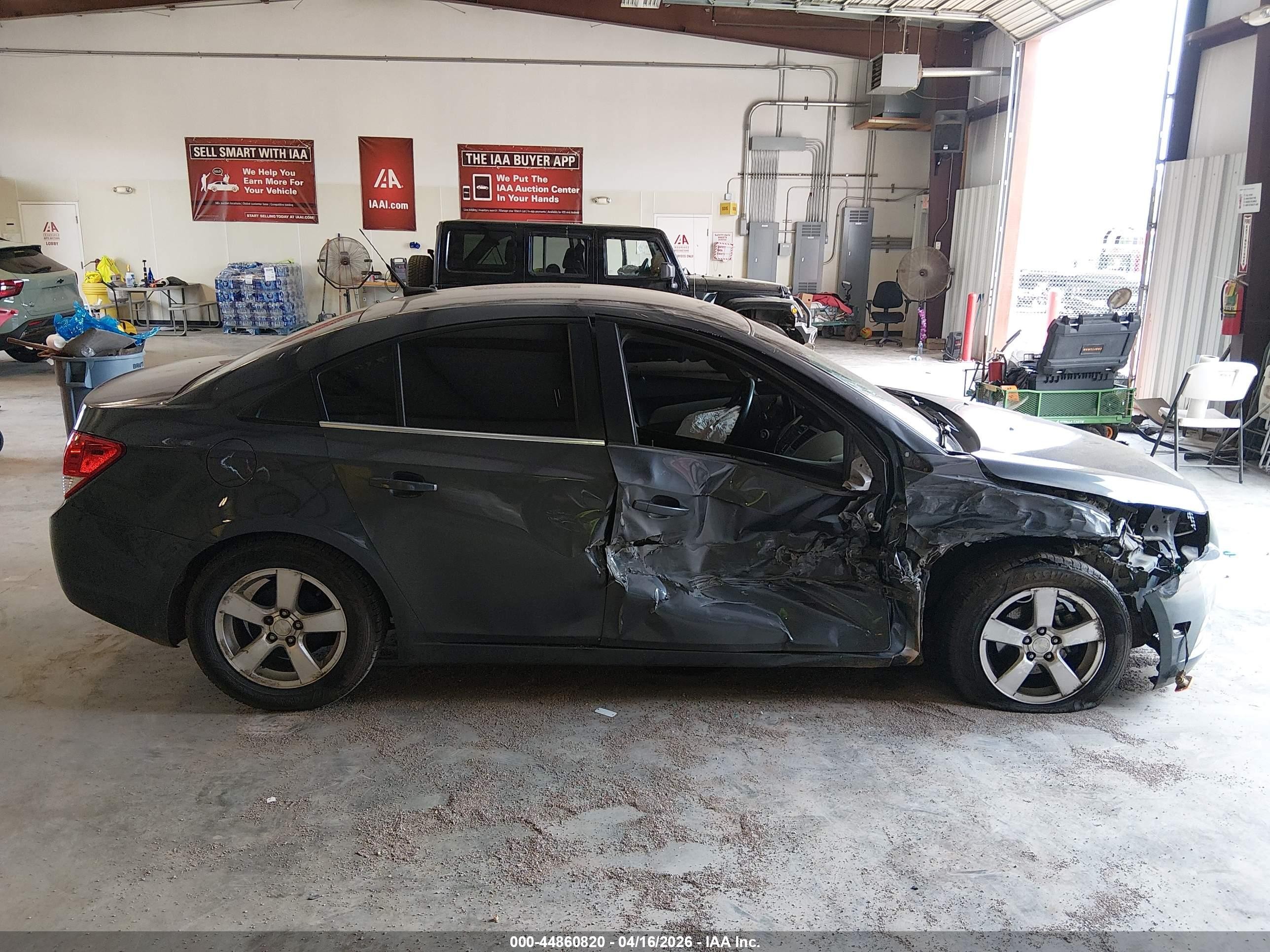 2013 Chevrolet Cruze 1lt Auto Gray vin: 1G1PC5SB5D7238630