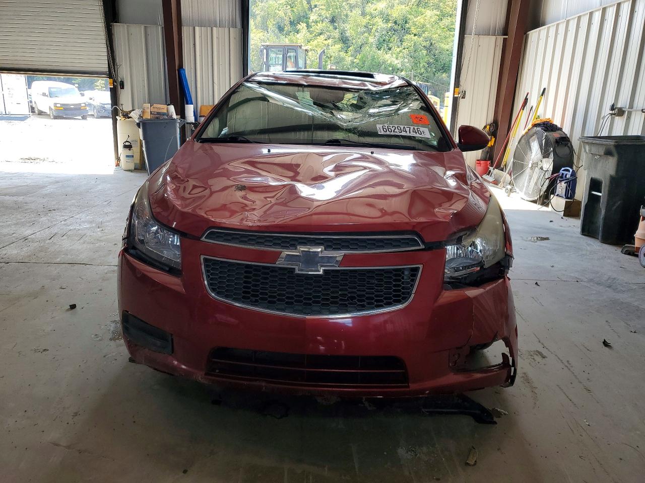 2013 Chevrolet Cruze Lt Red vin: 1G1PC5SB5D7247781