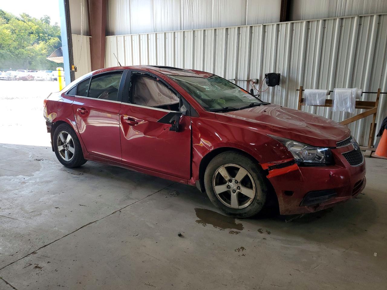 2013 Chevrolet Cruze Lt Red vin: 1G1PC5SB5D7247781
