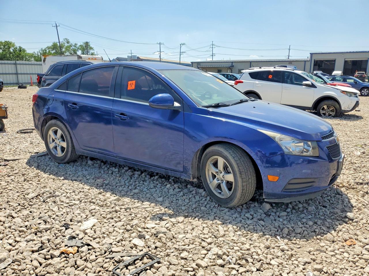 2013 Chevrolet Cruze Lt Blue vin: 1G1PC5SB5D7263642