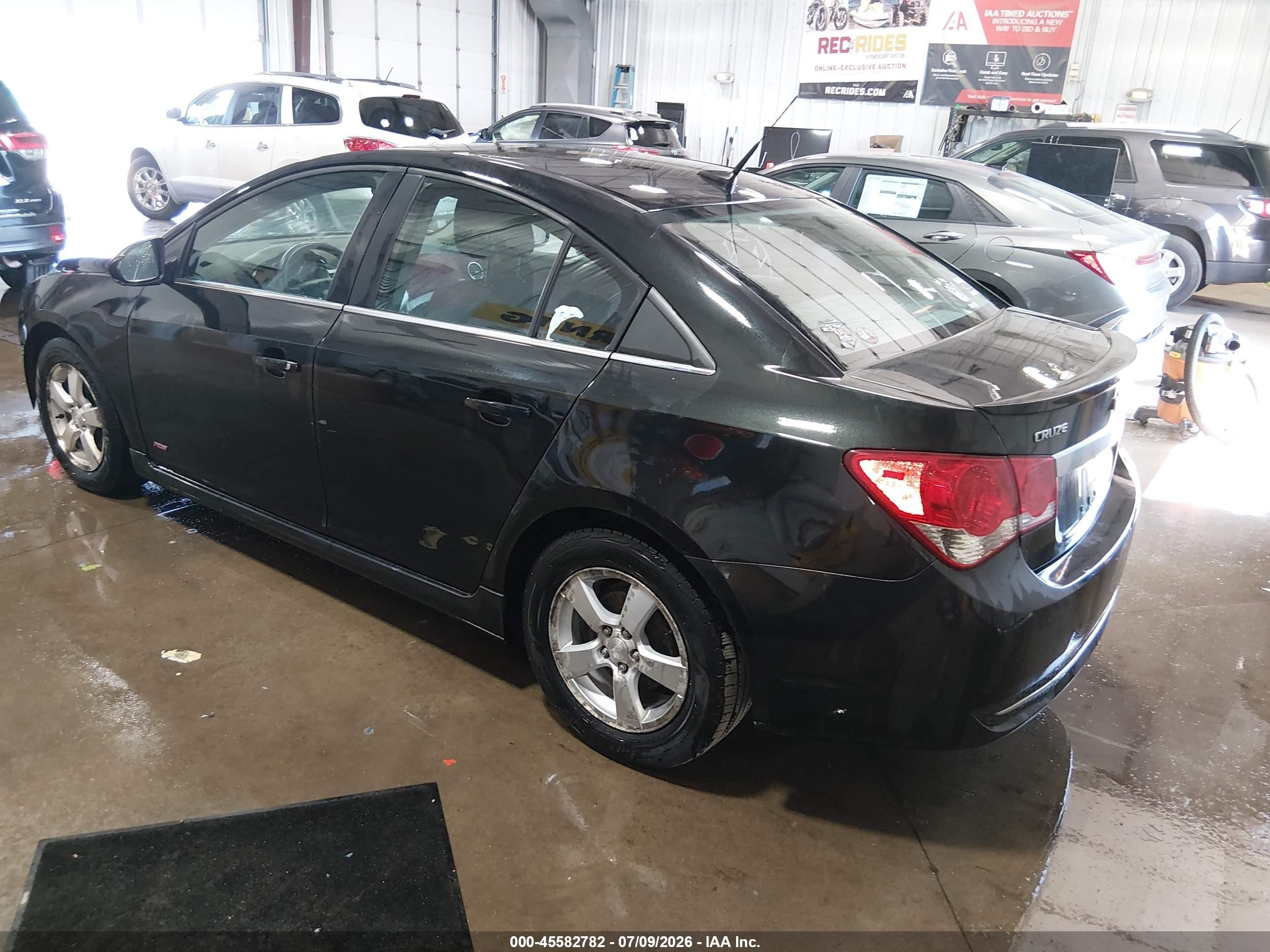 2013 Chevrolet Cruze 1lt Auto Black vin: 1G1PC5SB5D7284457