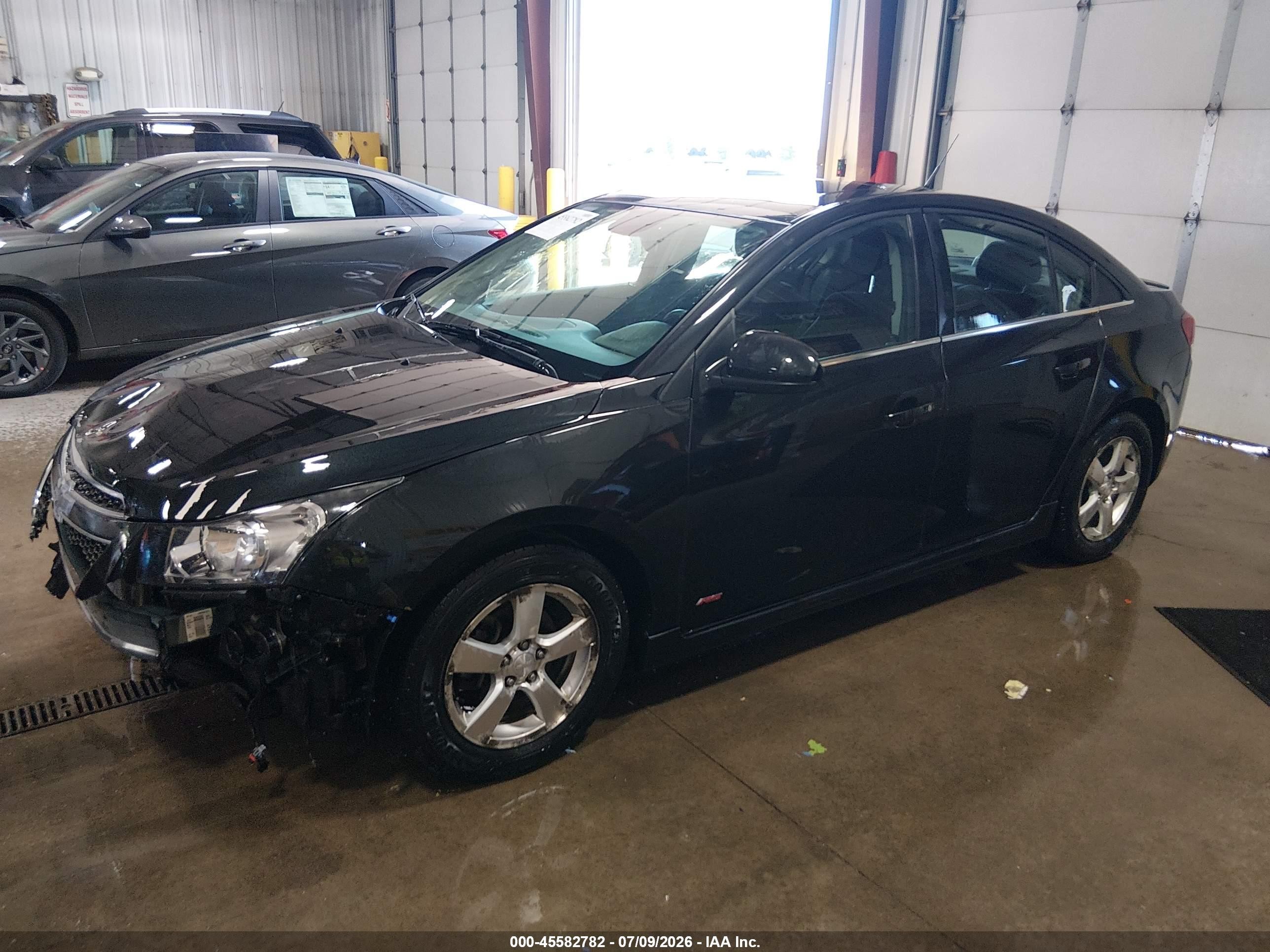 2013 Chevrolet Cruze 1lt Auto Black vin: 1G1PC5SB5D7284457