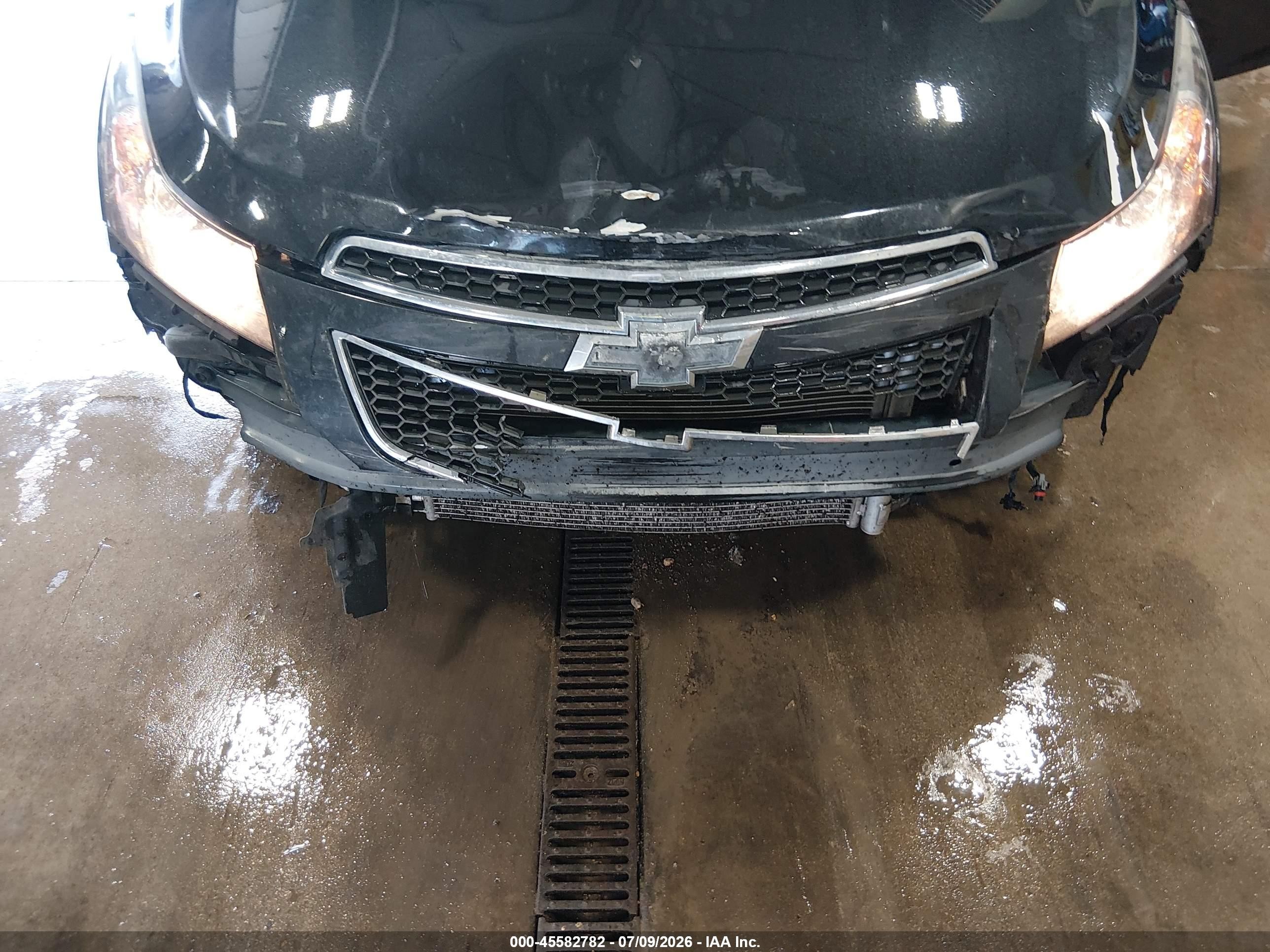 2013 Chevrolet Cruze 1lt Auto Black vin: 1G1PC5SB5D7284457